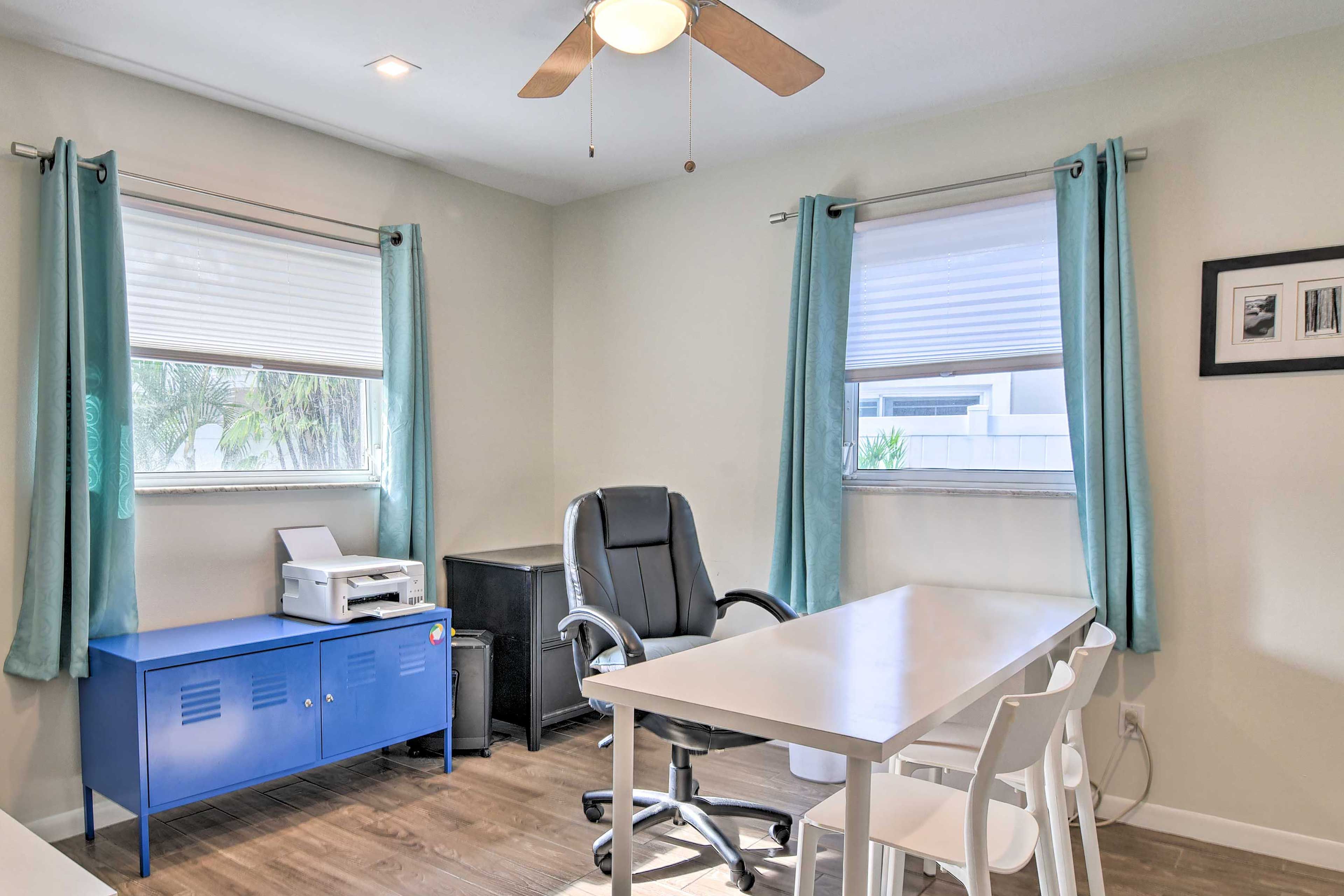 Home Office | Printer | Pictured iMac Computer & MacBook Not Available