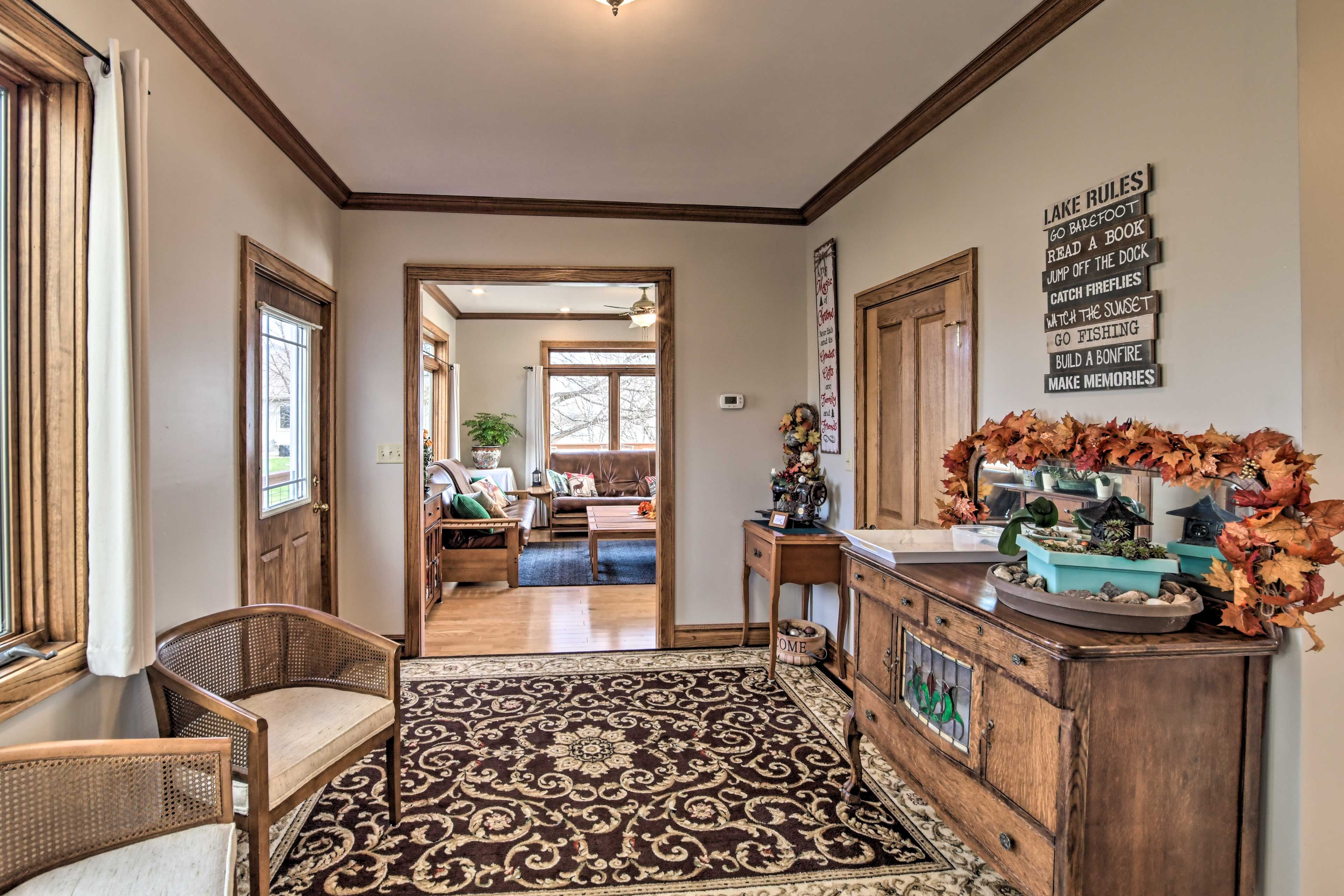 Sitting Room | Main Floor | Stairs Required for Full Indoor Access
