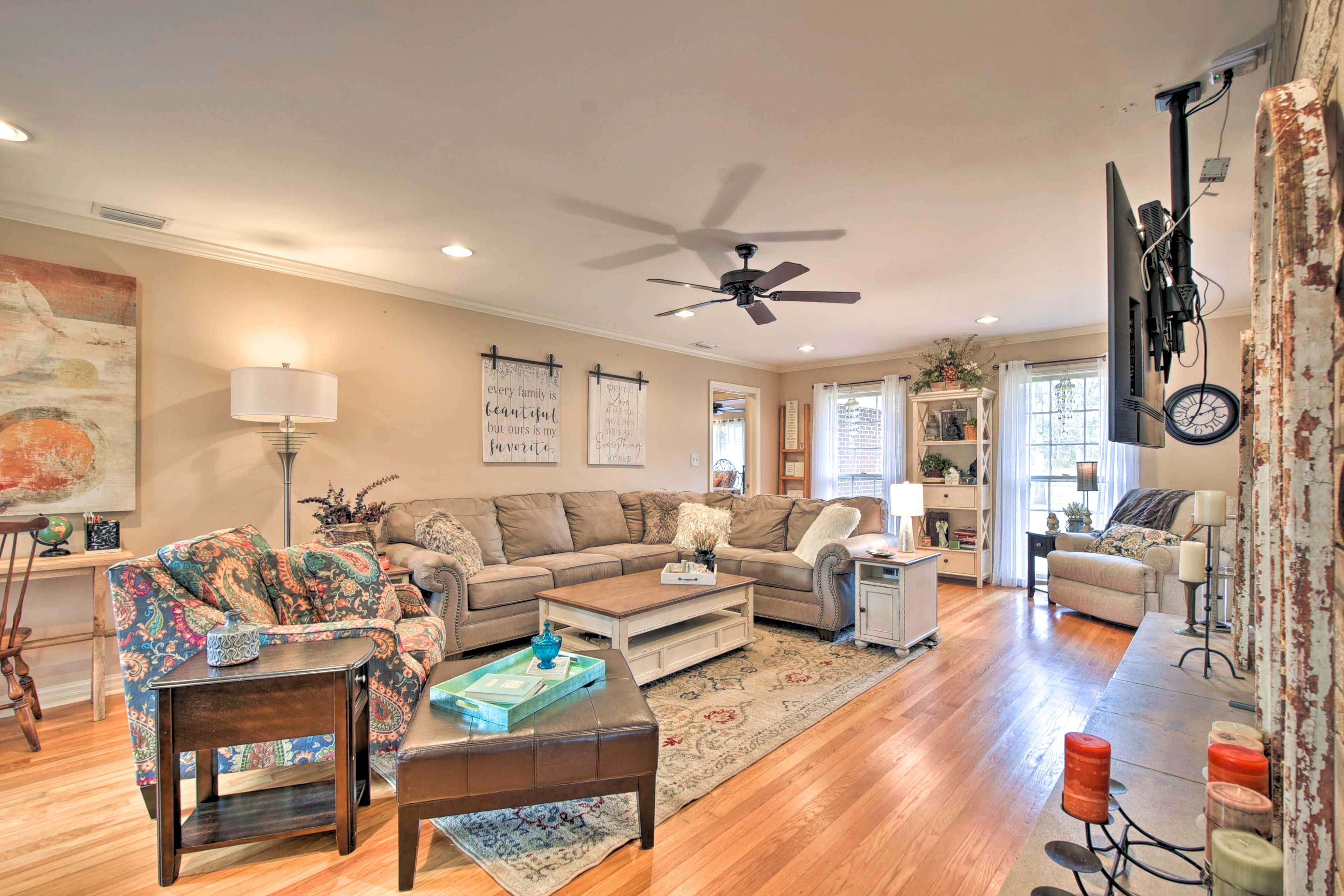 Living Room | Central Heating & A/C