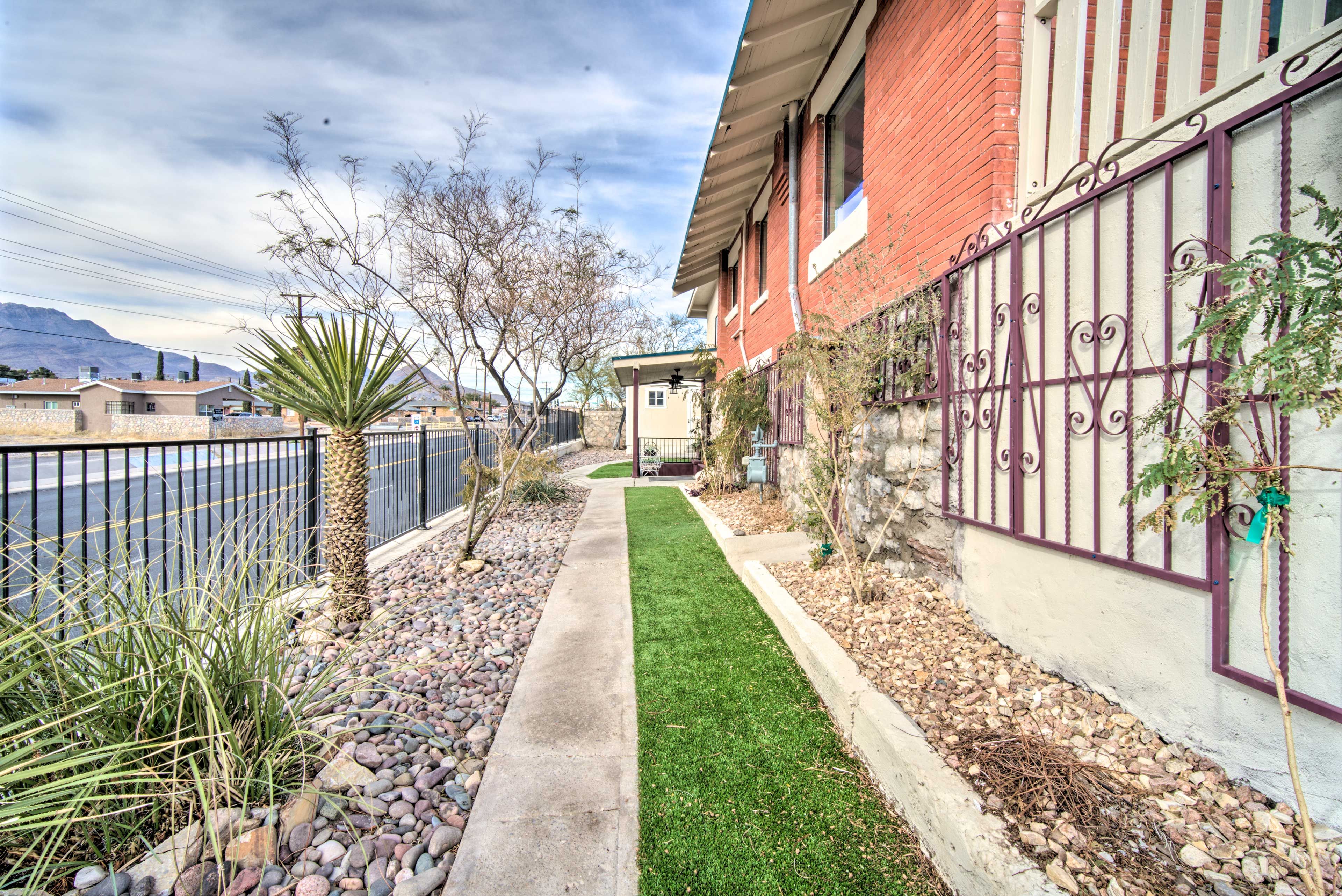 Walkway to Studio Entry