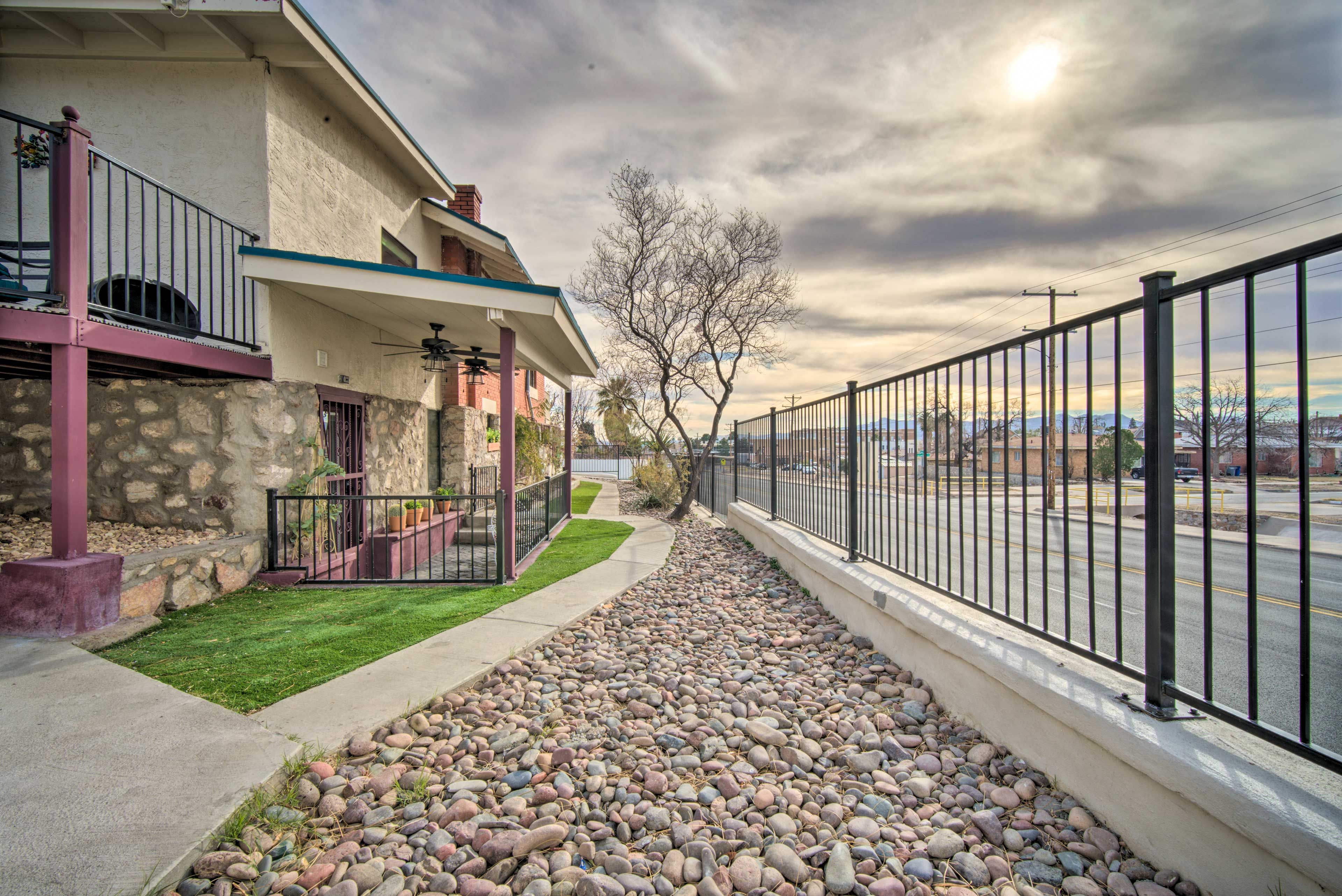 Walkway to Studio Entry