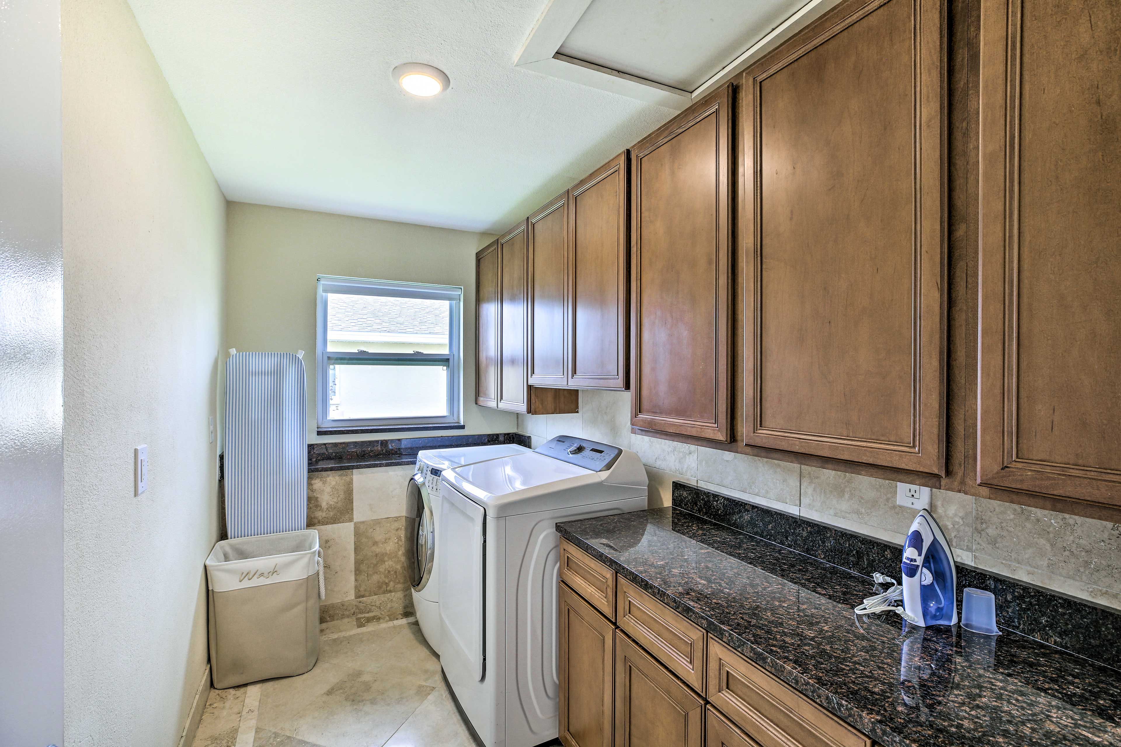 Laundry Room | Detergent Provided