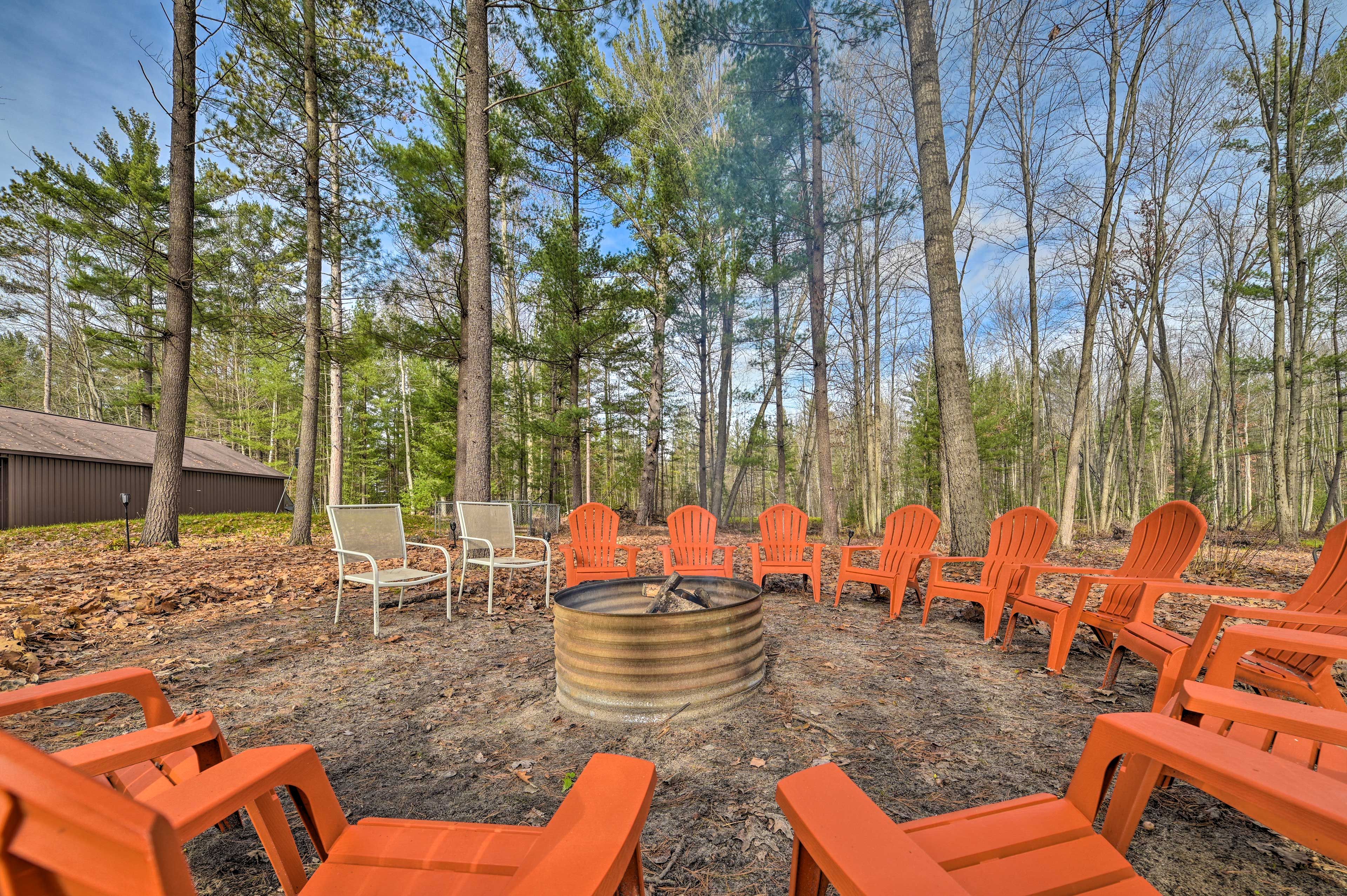 Seasonal Fire Pit (Wood Provided)