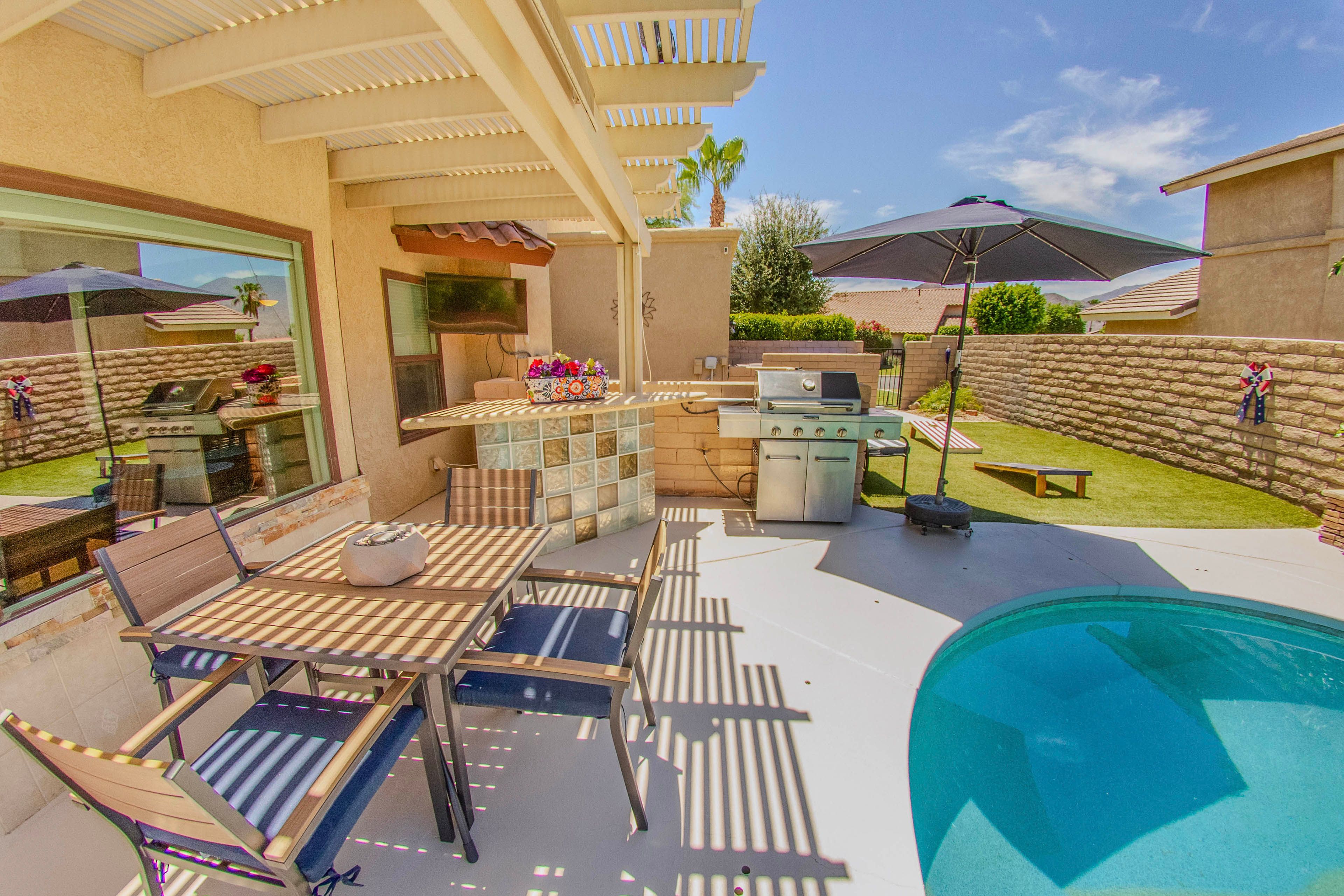 Private Pool | Furnished Patio | Outdoor Dining | Gas Grill