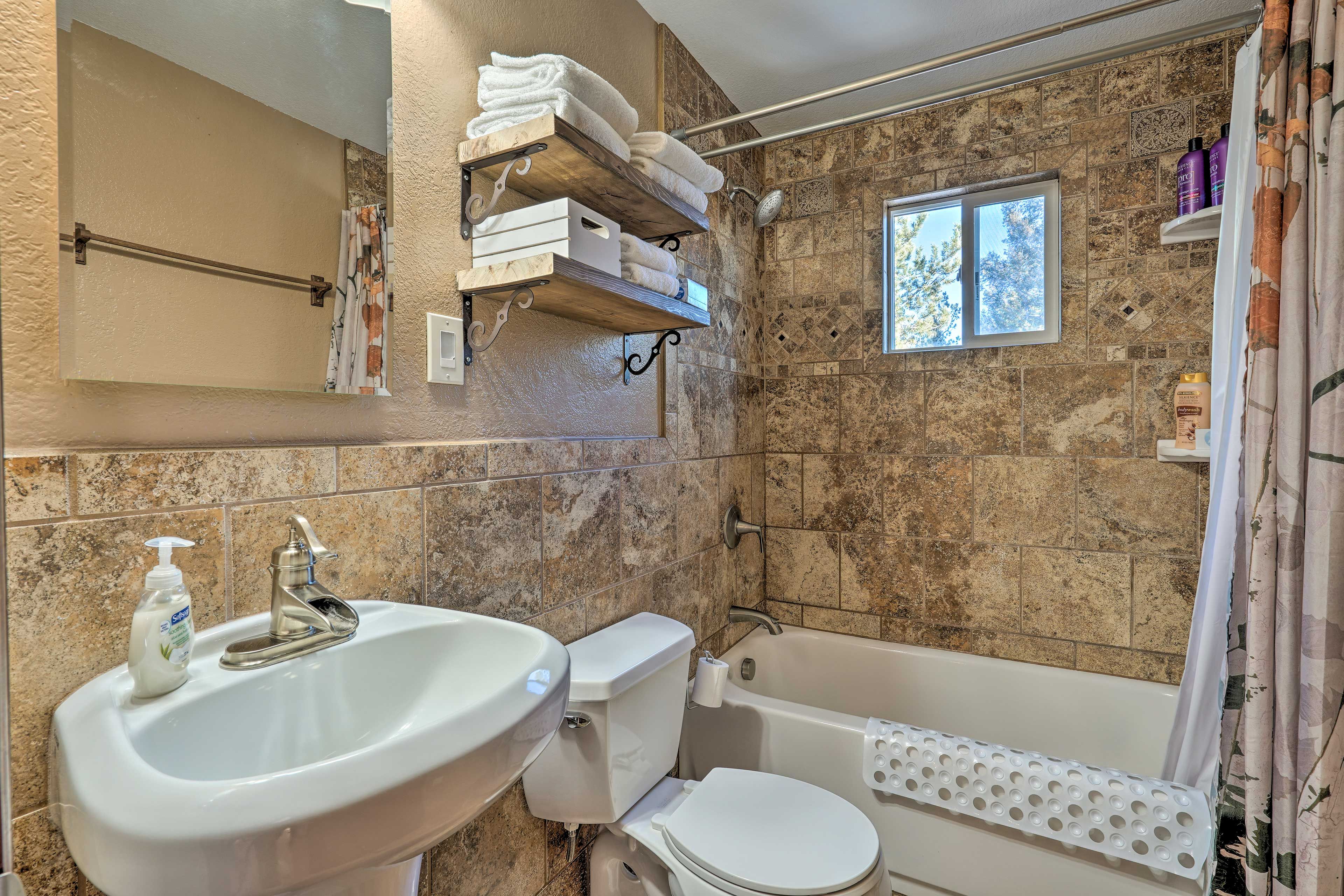 Full Bathroom | 2nd Floor | Stairs Required | Complimentary Toiletries