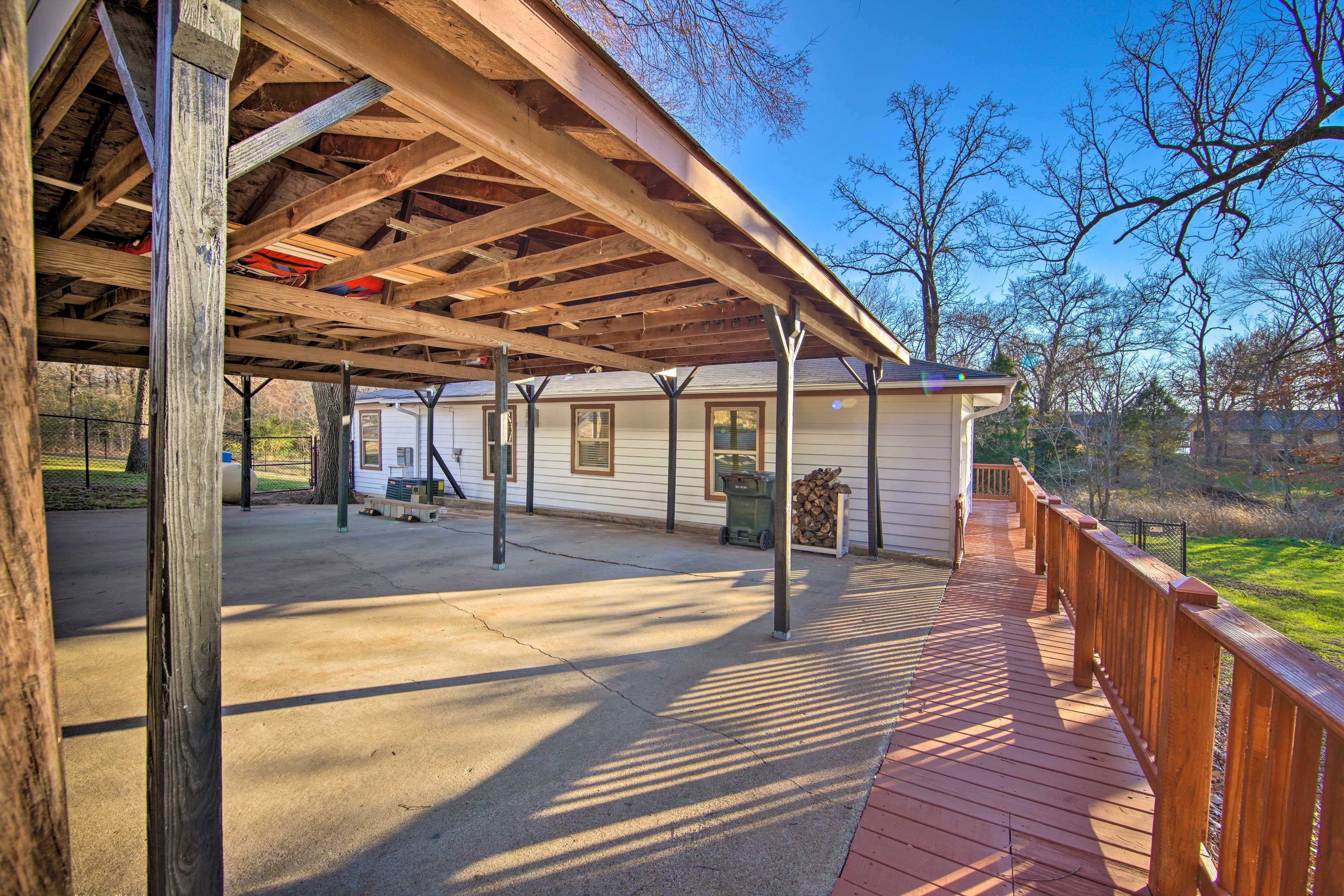 Carport | Deck Access to Entrance
