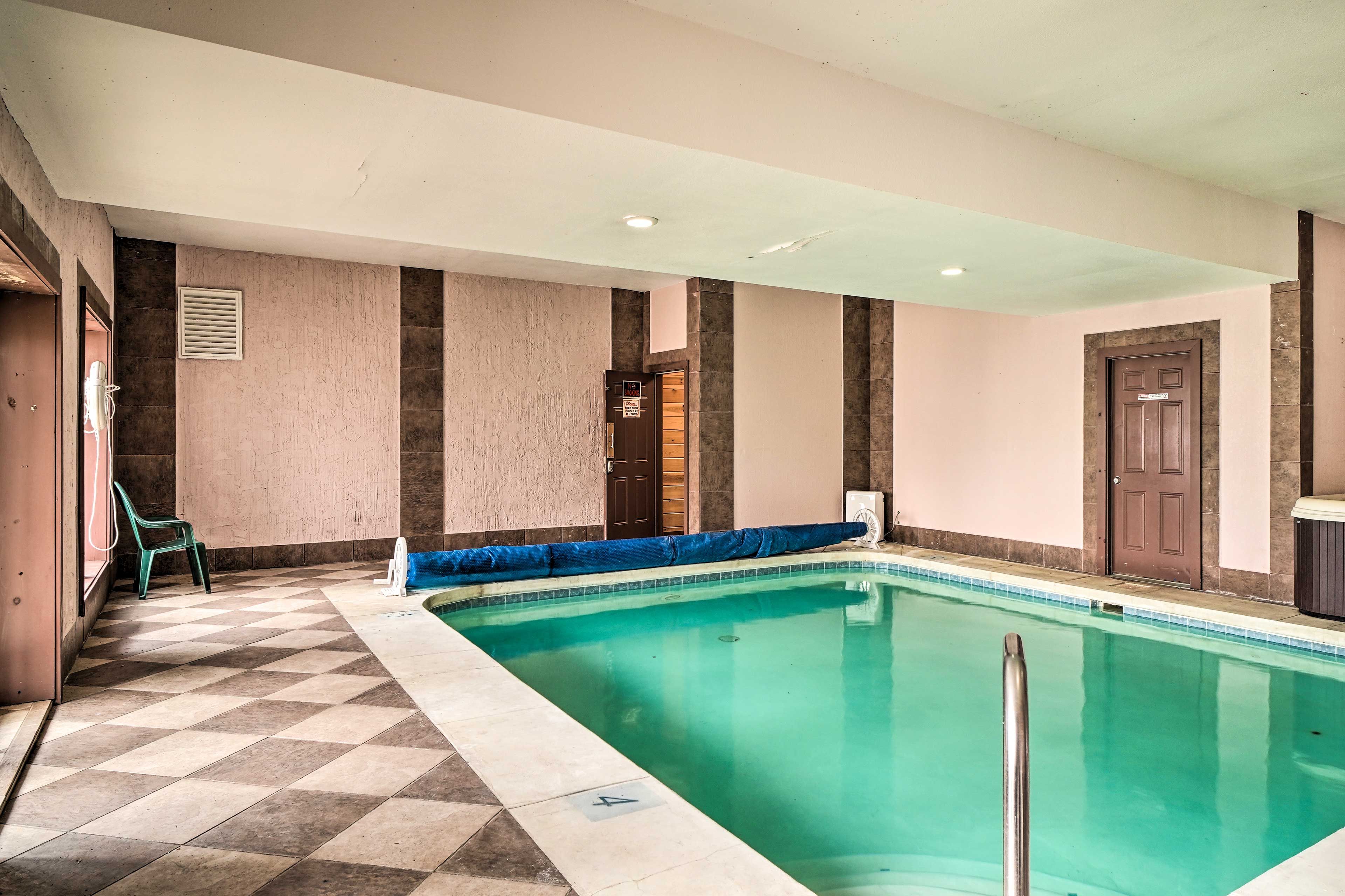 Indoor Pool Area | Adult Supervision Recommended for Children (No Pool Fence)