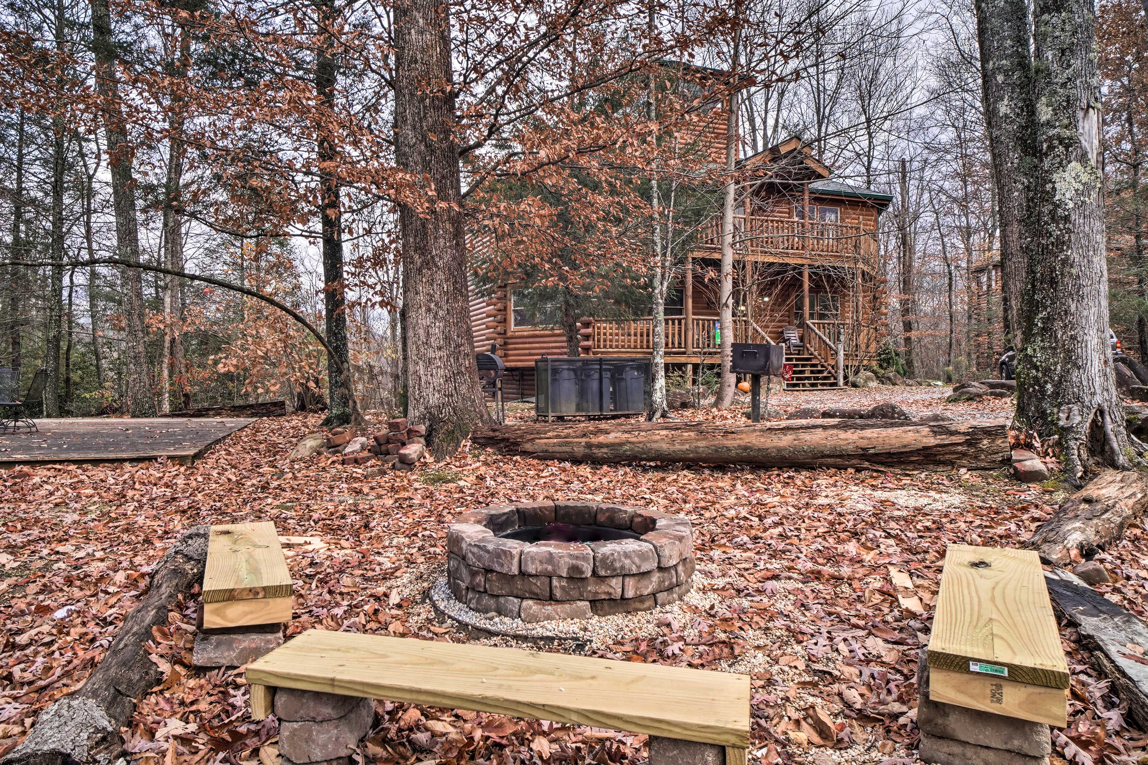 Fire Pit (Wood Not Provided)