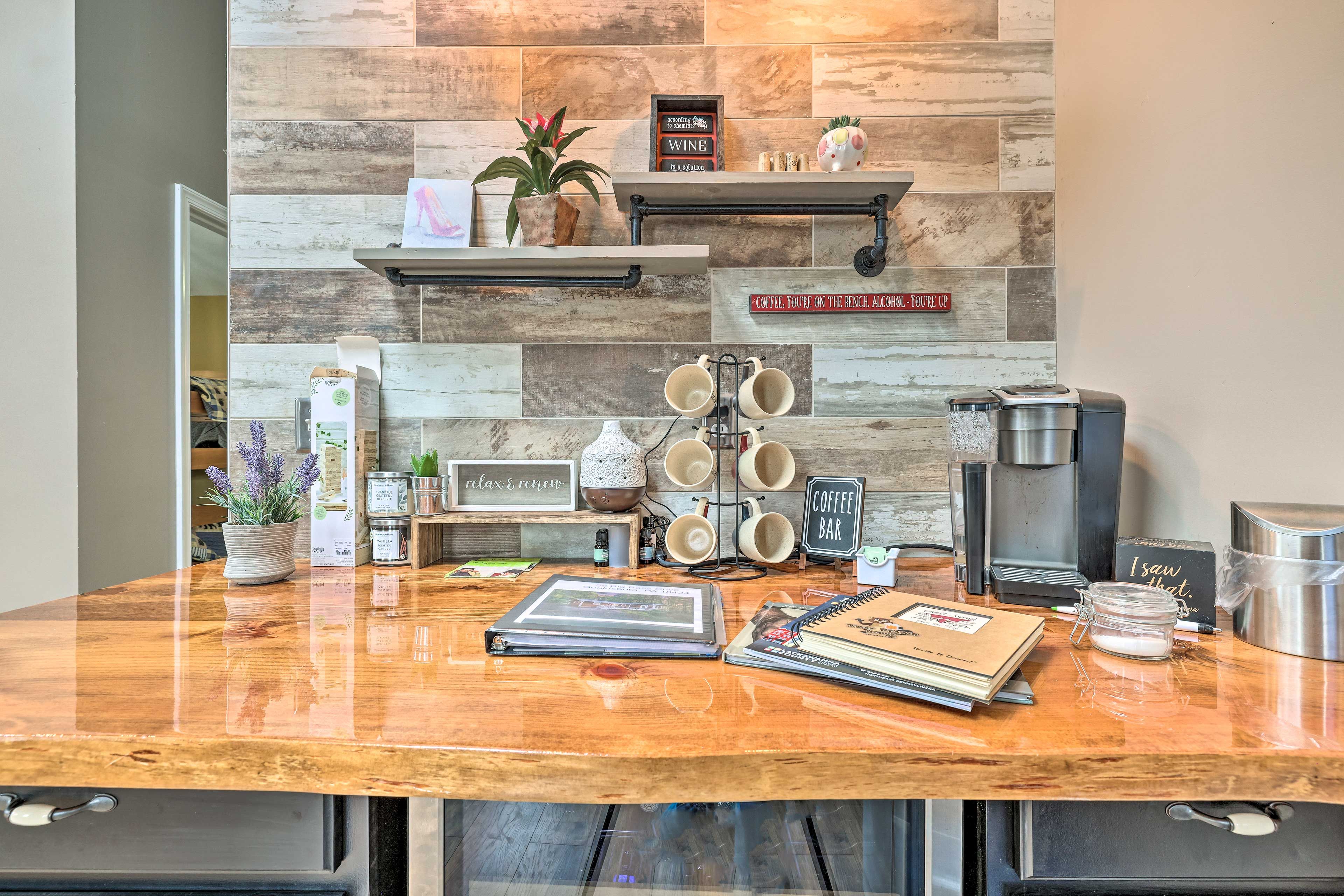 Living Room | Coffee Bar