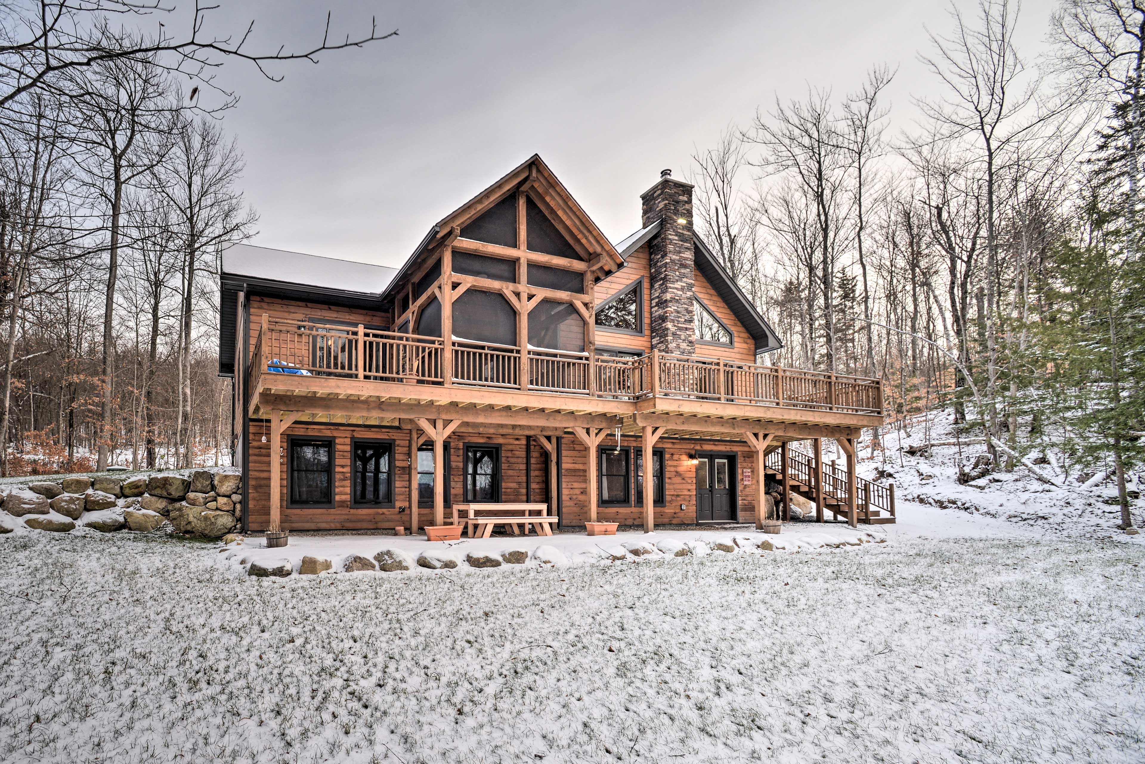 Black Brook Vacation Rental | 4BR | 3BA | 3,080 Sq Ft | Stairs Required