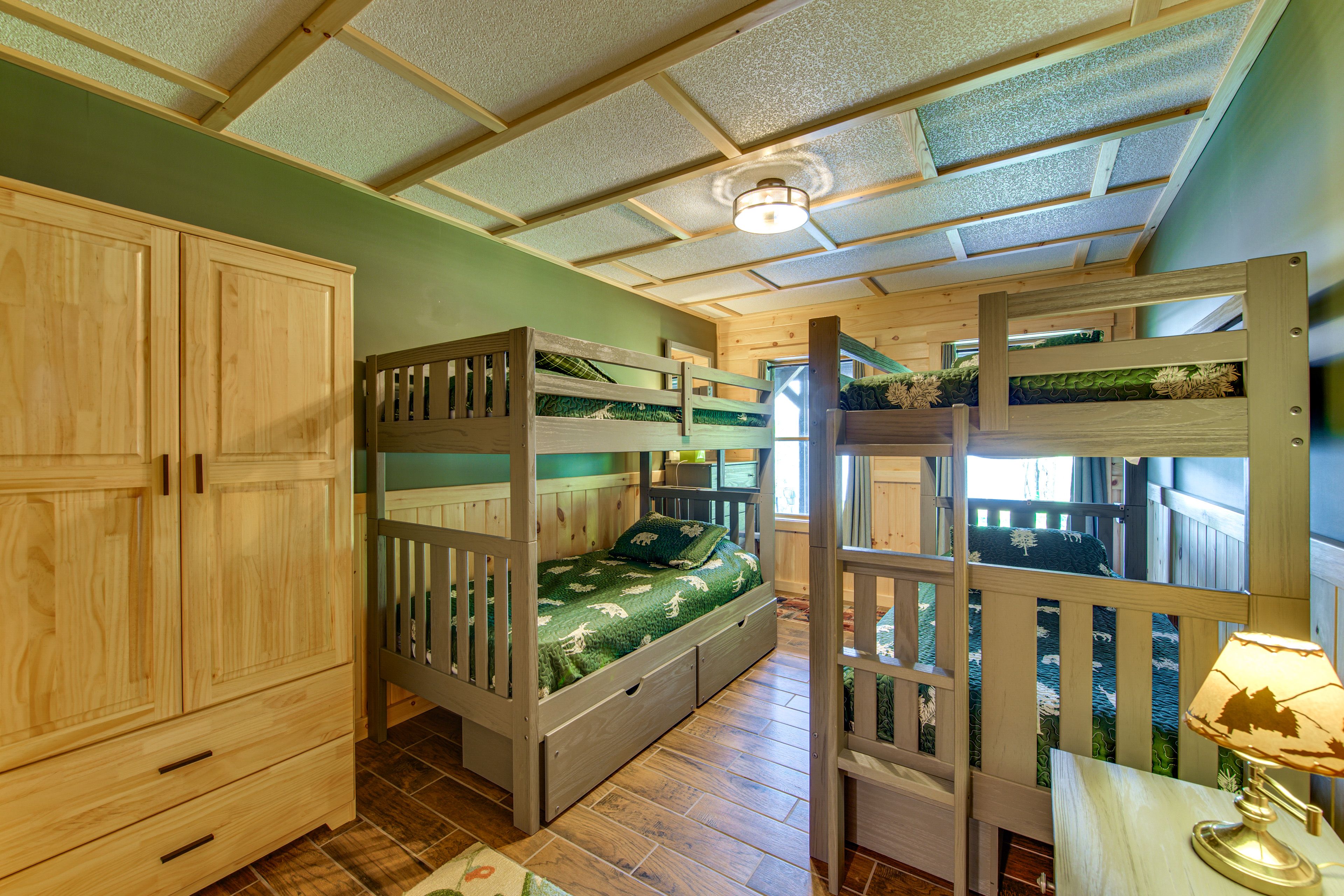 Bedroom 3 | 2 Twin Bunk Beds | Lower Level