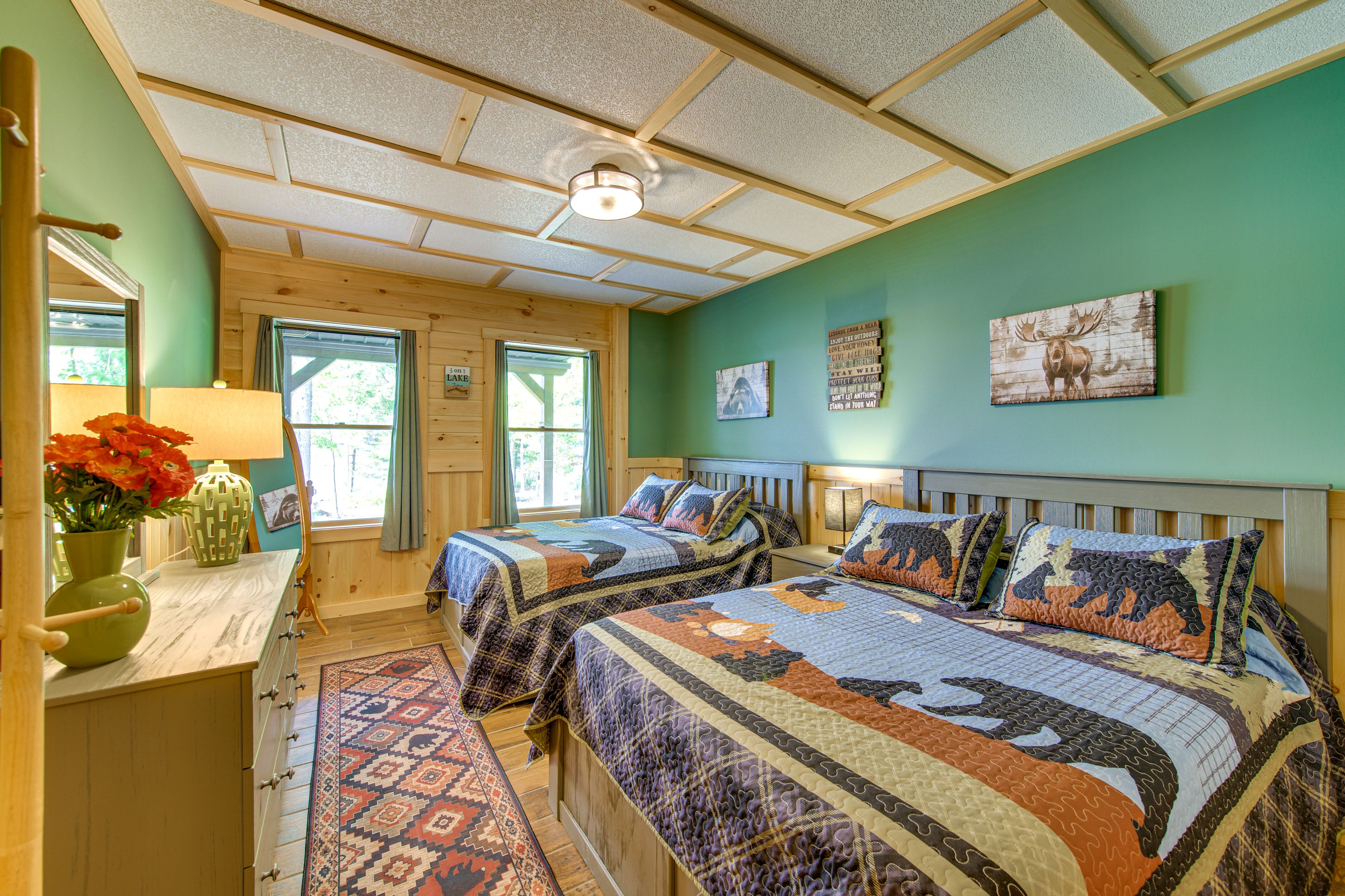 Bedroom 4 | 2 Full Beds | Lower Level