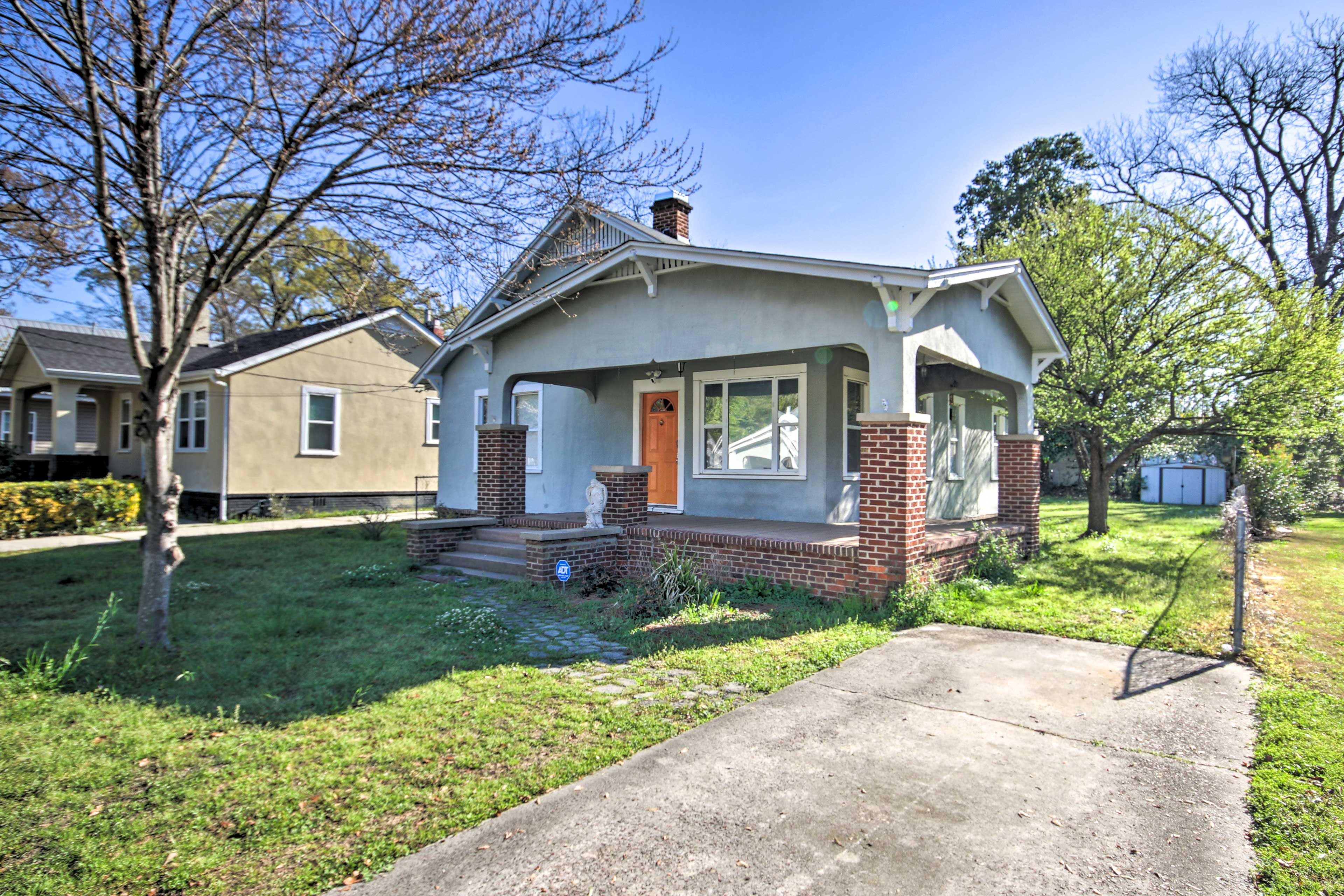 Augusta Vacation Rental | 2BR | 1BA | Stairs Required | 1,296 Sq Ft
