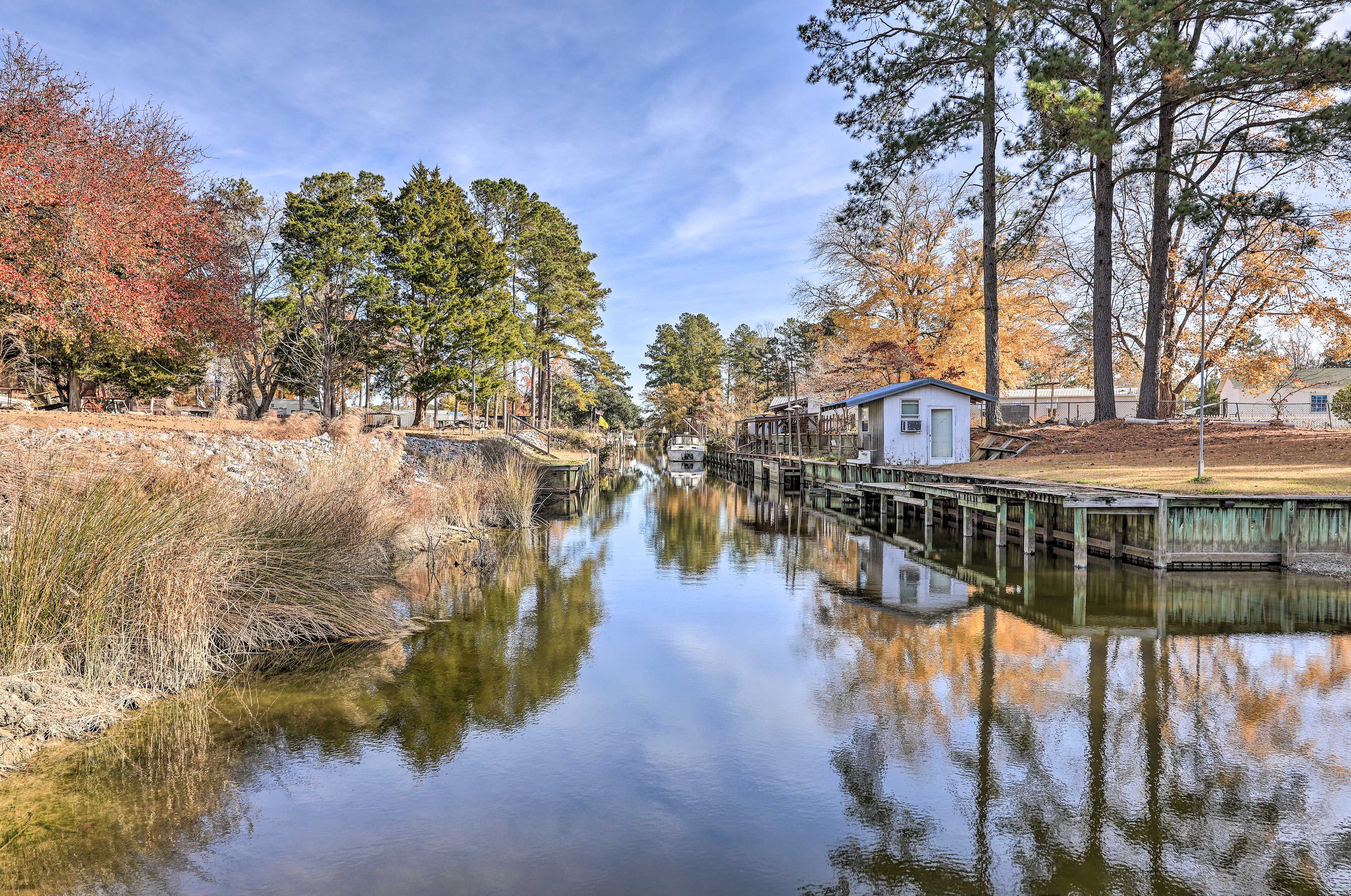 View from Shared Dock | Direct Dawson Creek Access
