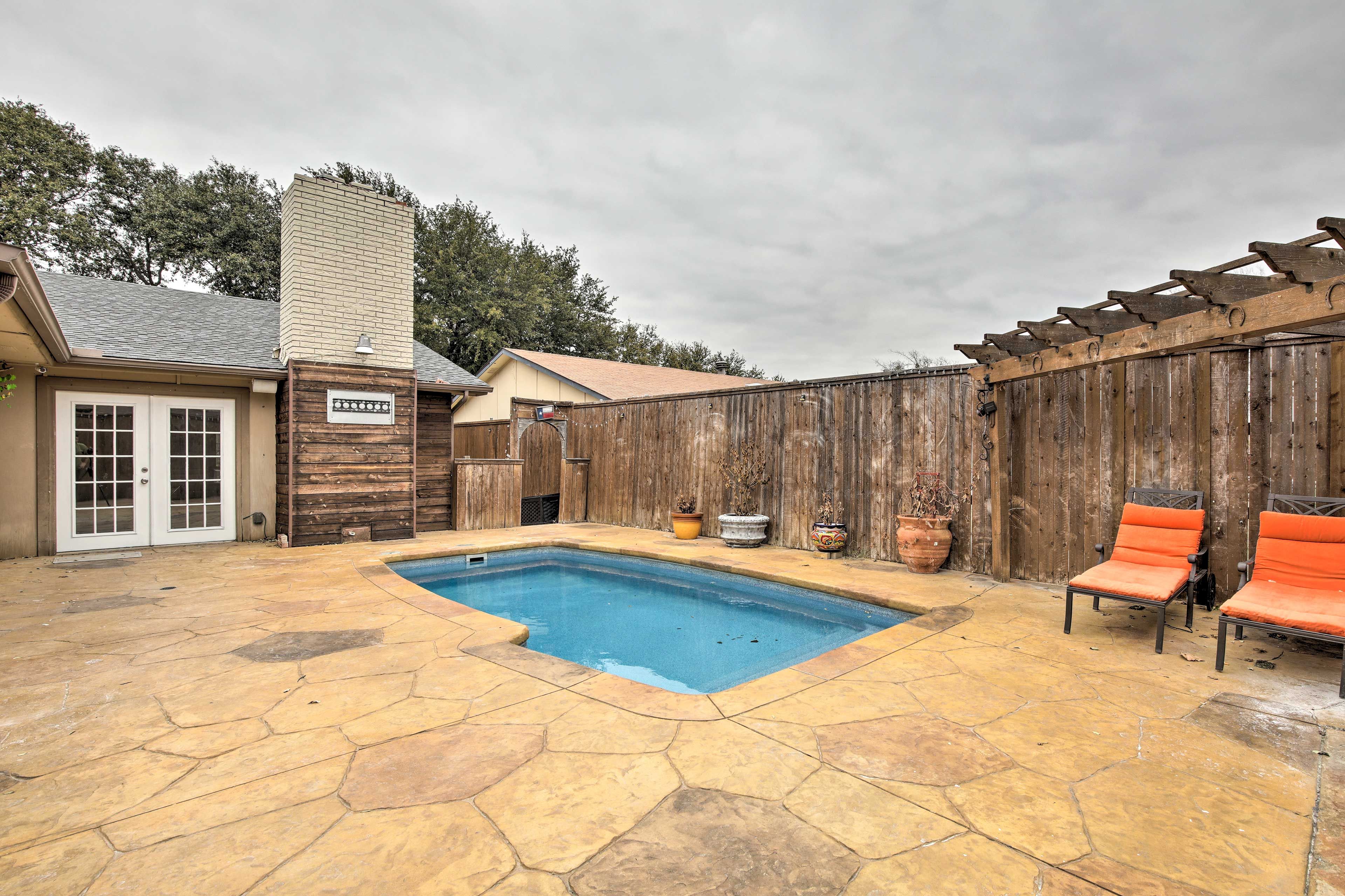 Private Patio | Pool (Depth 3'-8') | Gas Grill