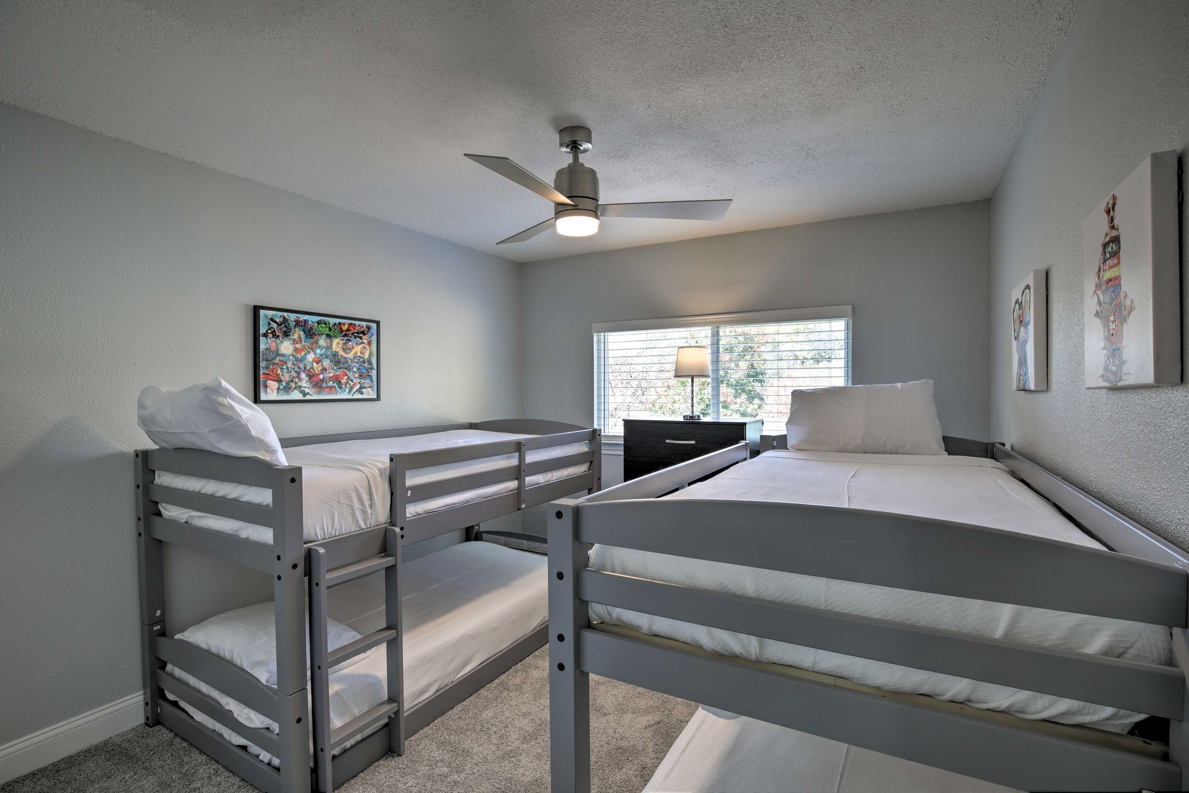 Bedroom 2 | 2nd Floor | 2 Twin Bunk Beds