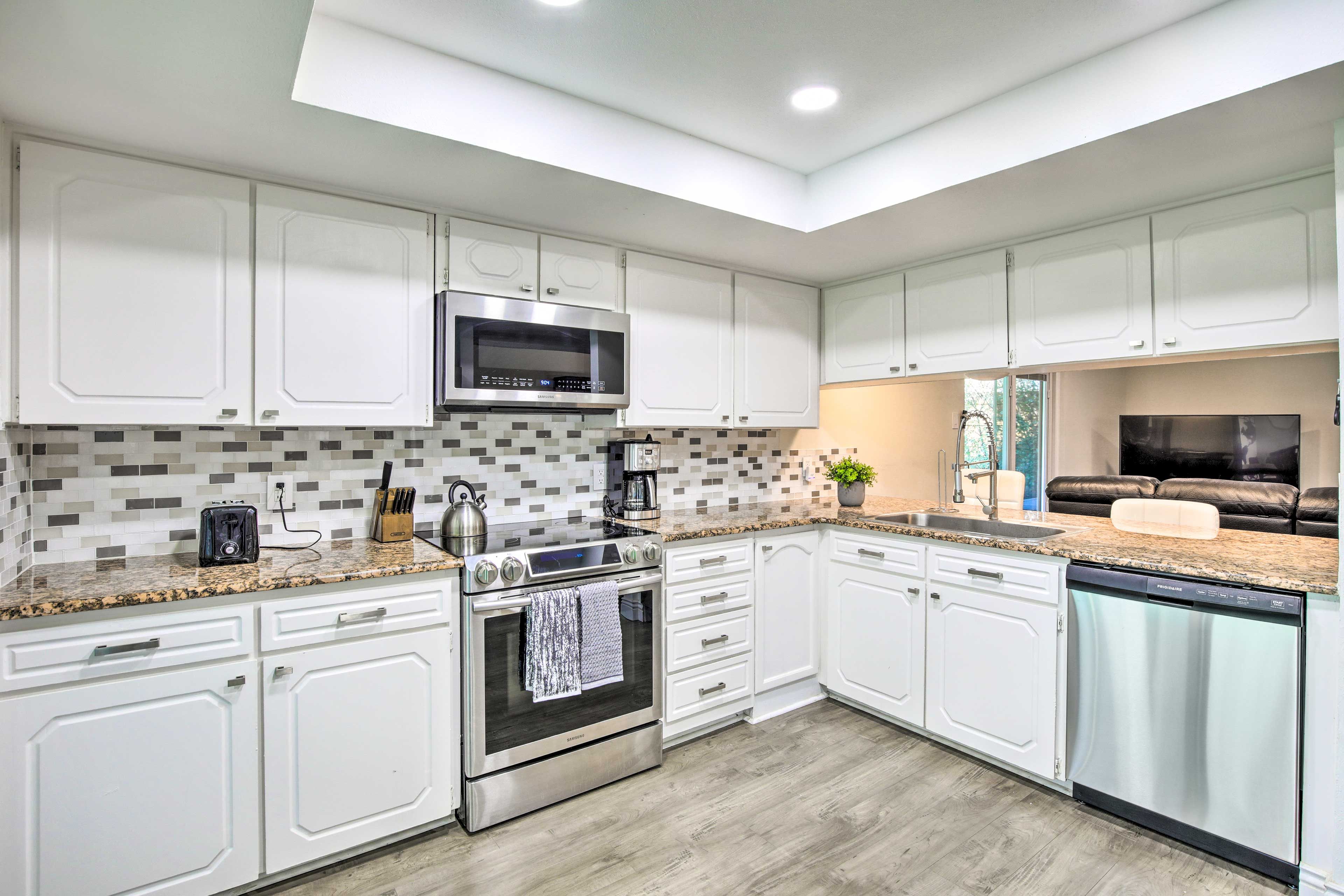 Kitchen | 1st Floor | Dishwasher | Drip Coffee Maker | Cooking Basics