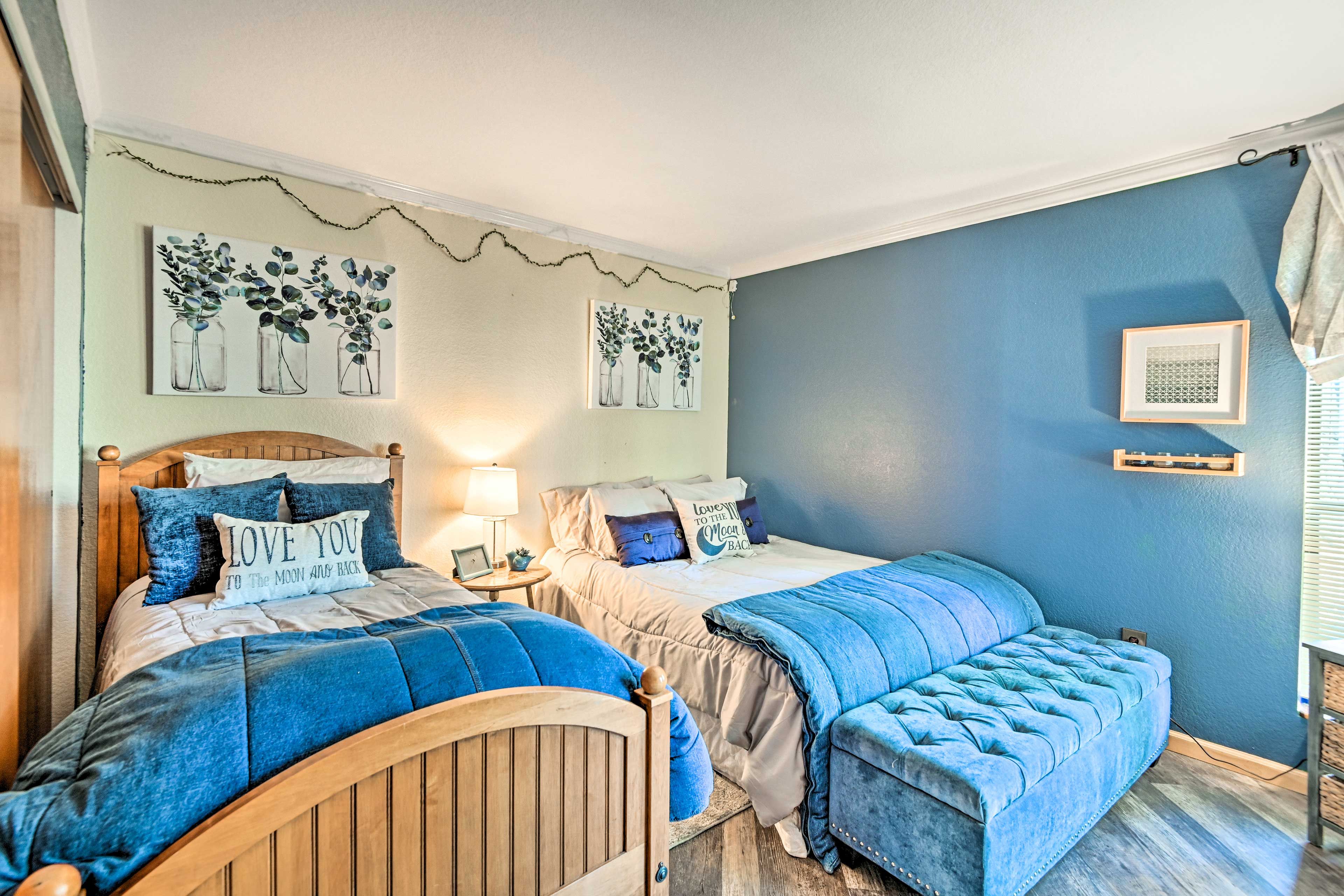 Bedroom 2 | Main Level | Queen Bed | Twin Bed