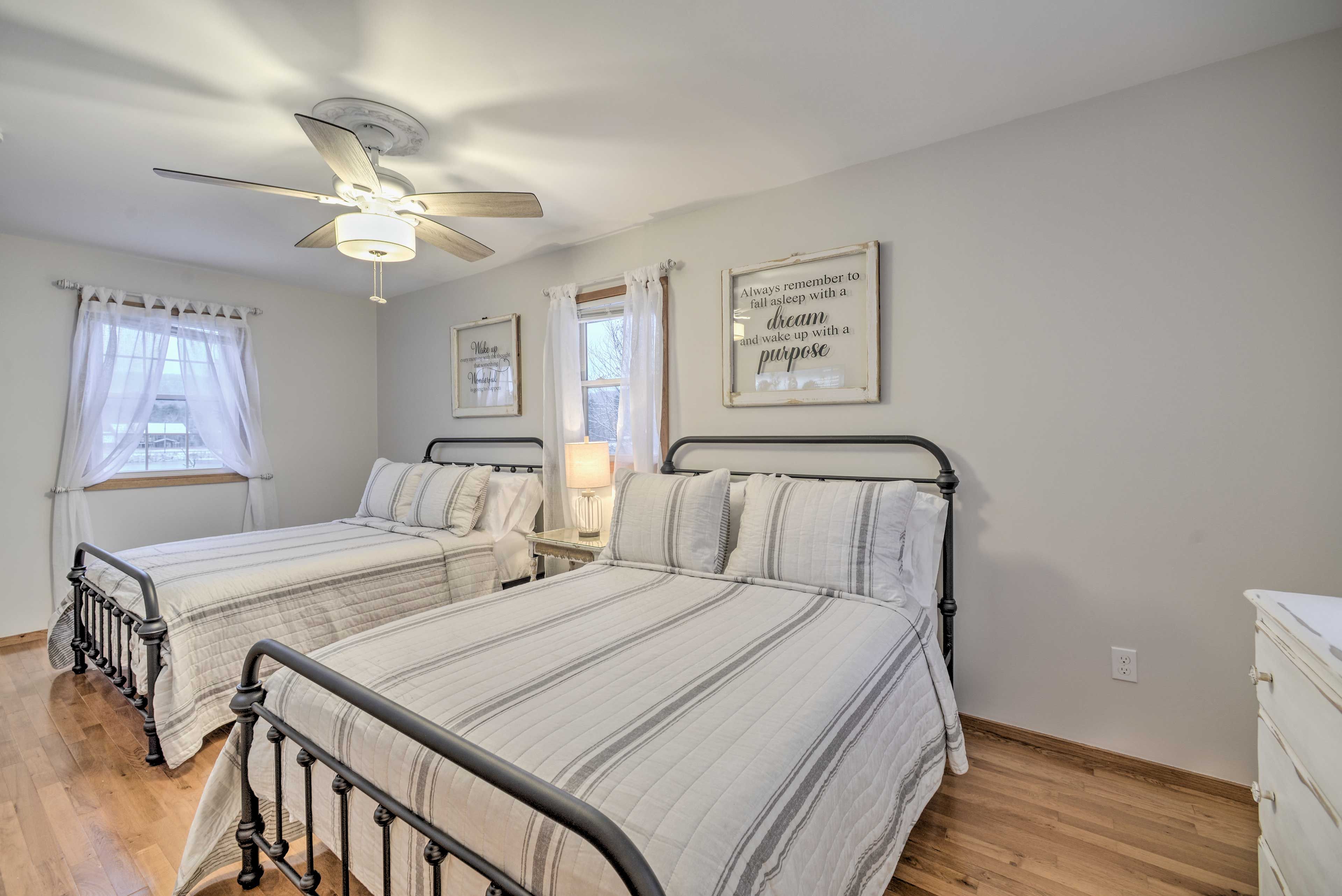 Bedroom 1 | 2nd Floor | 2 Full Beds