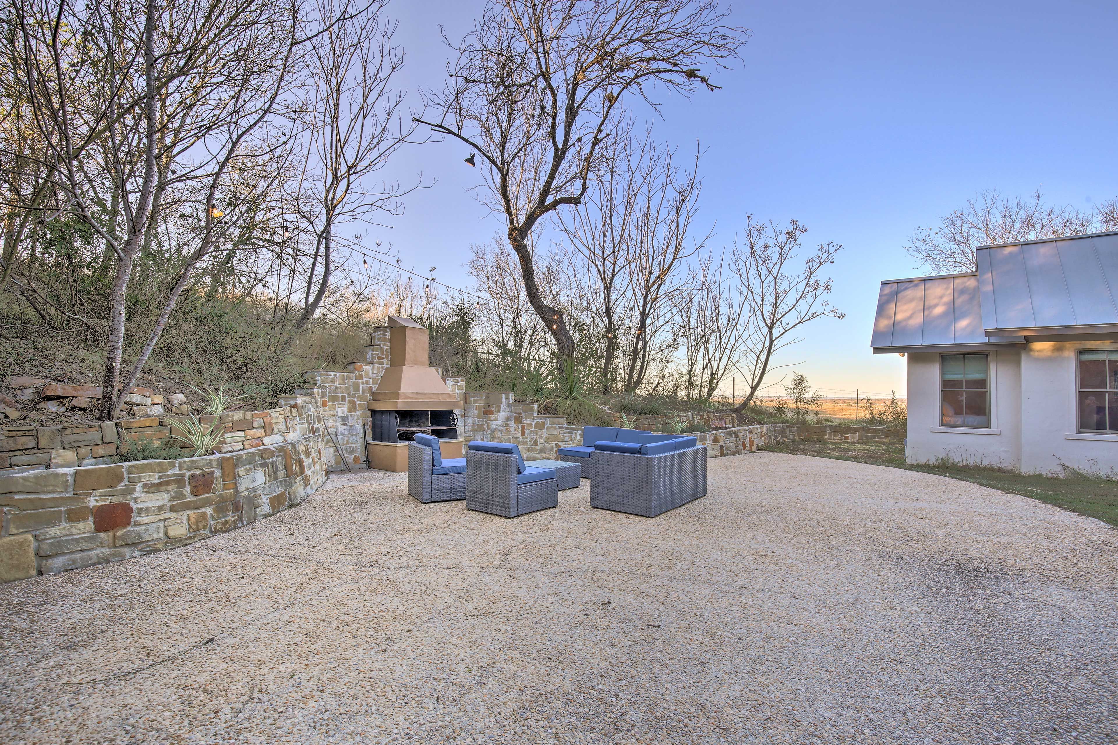 Outdoor Fireplace