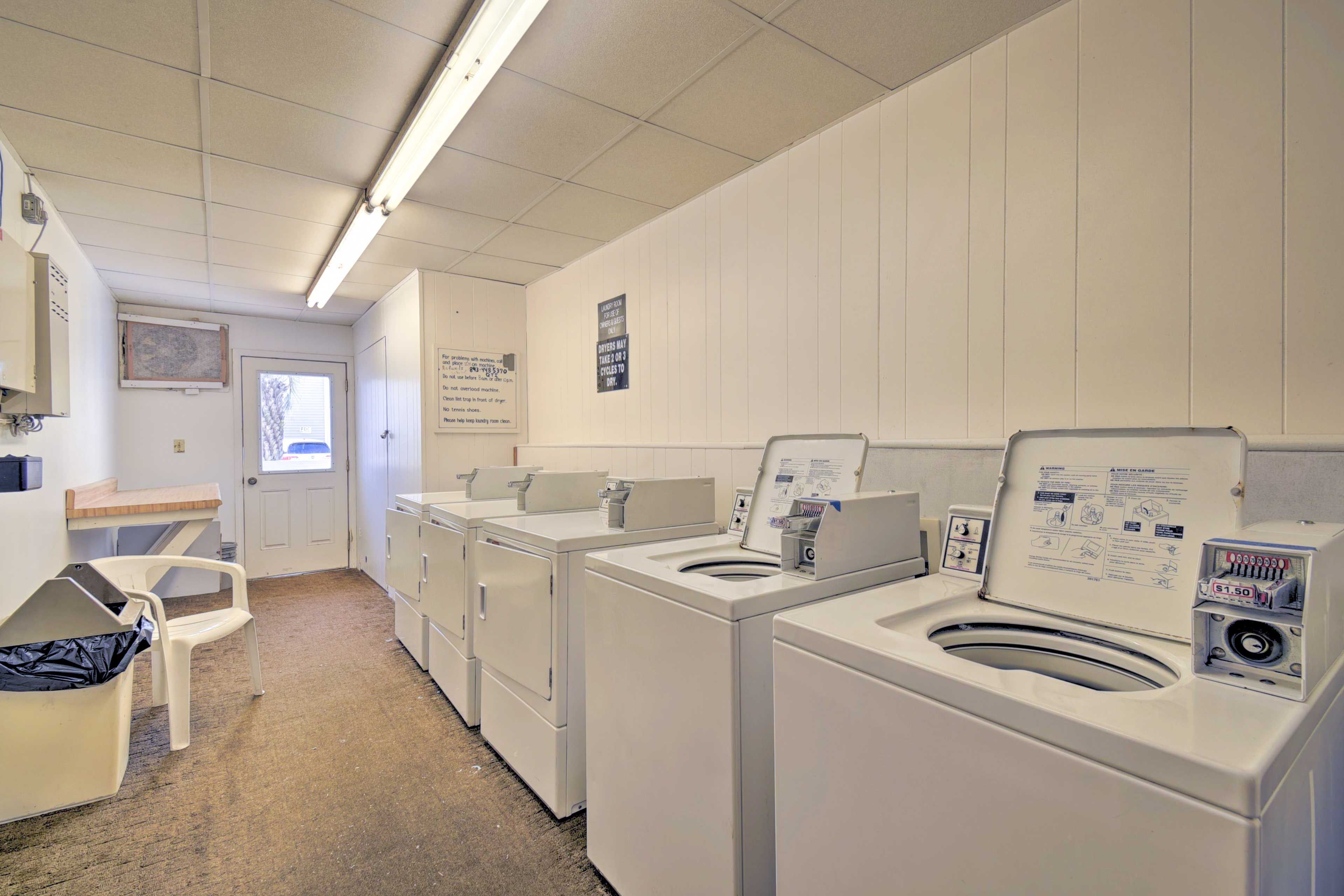 Community Coin Laundry Area