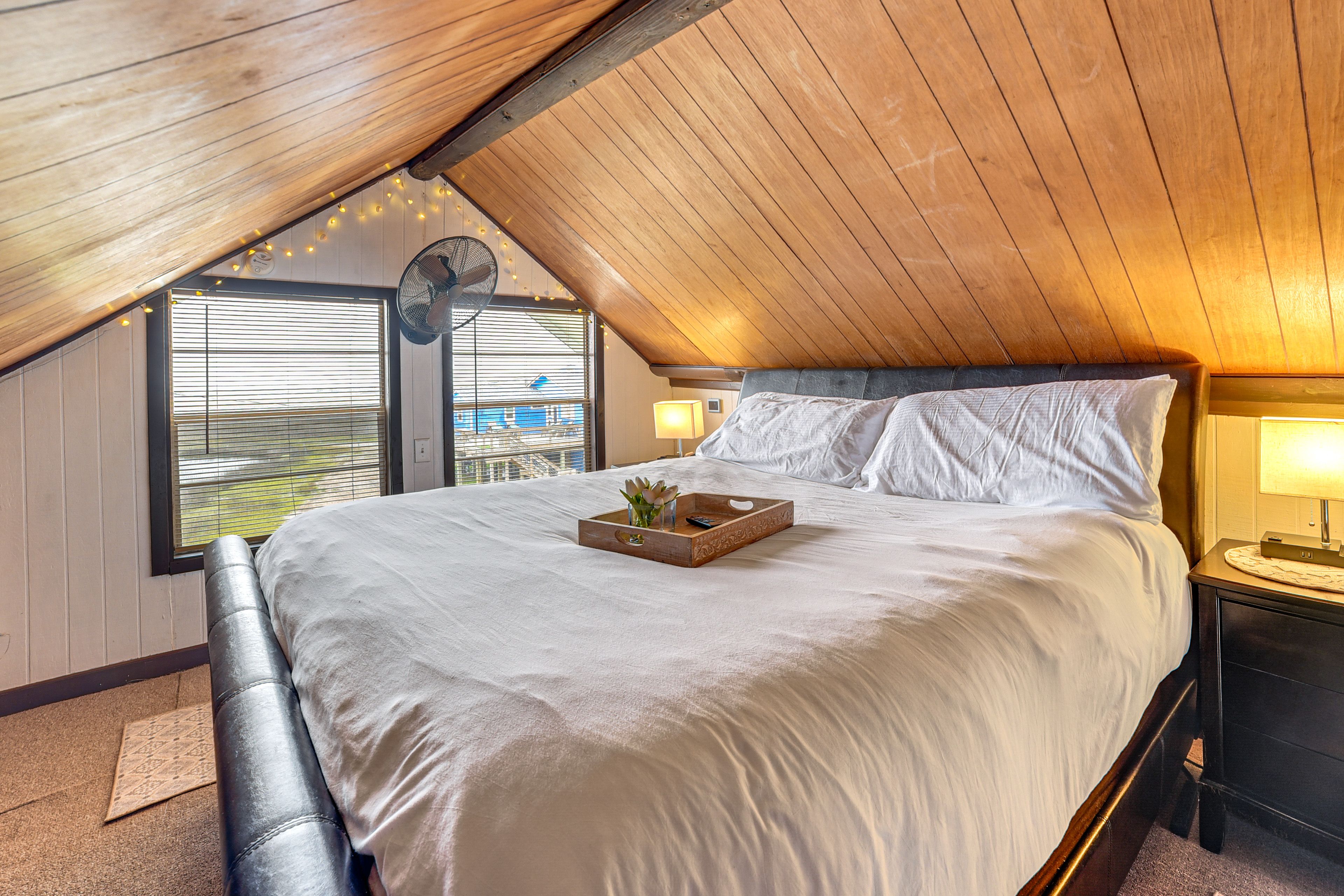 Loft Sleeping Area | 2nd Floor | King Bed