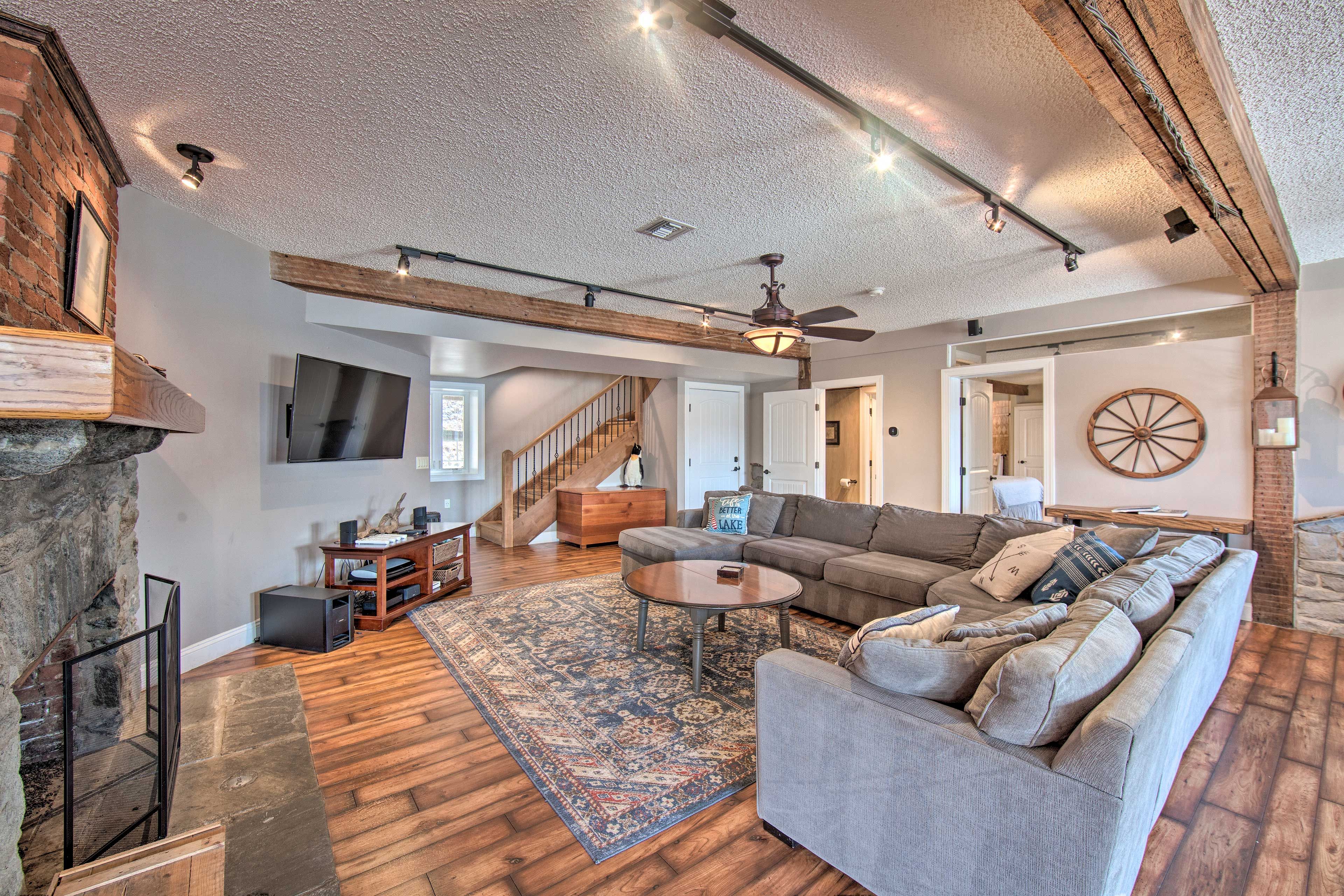 Living Room | Main Level | Central Heating & A/C