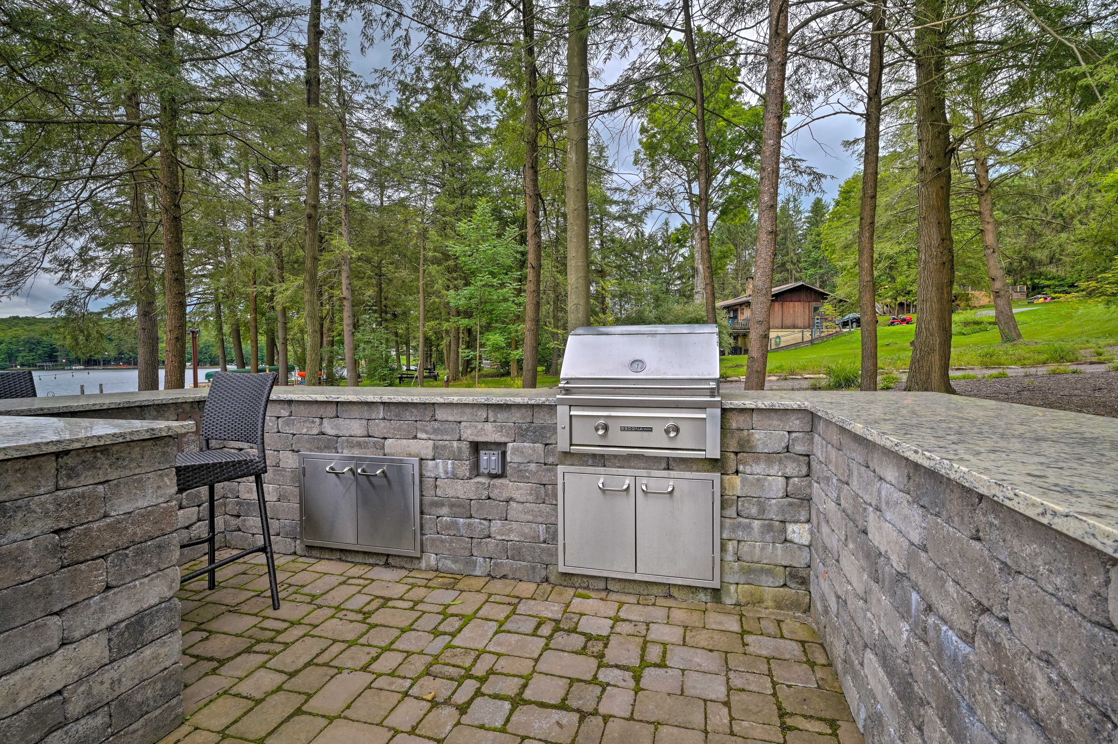 Community Outdoor Kitchen Area