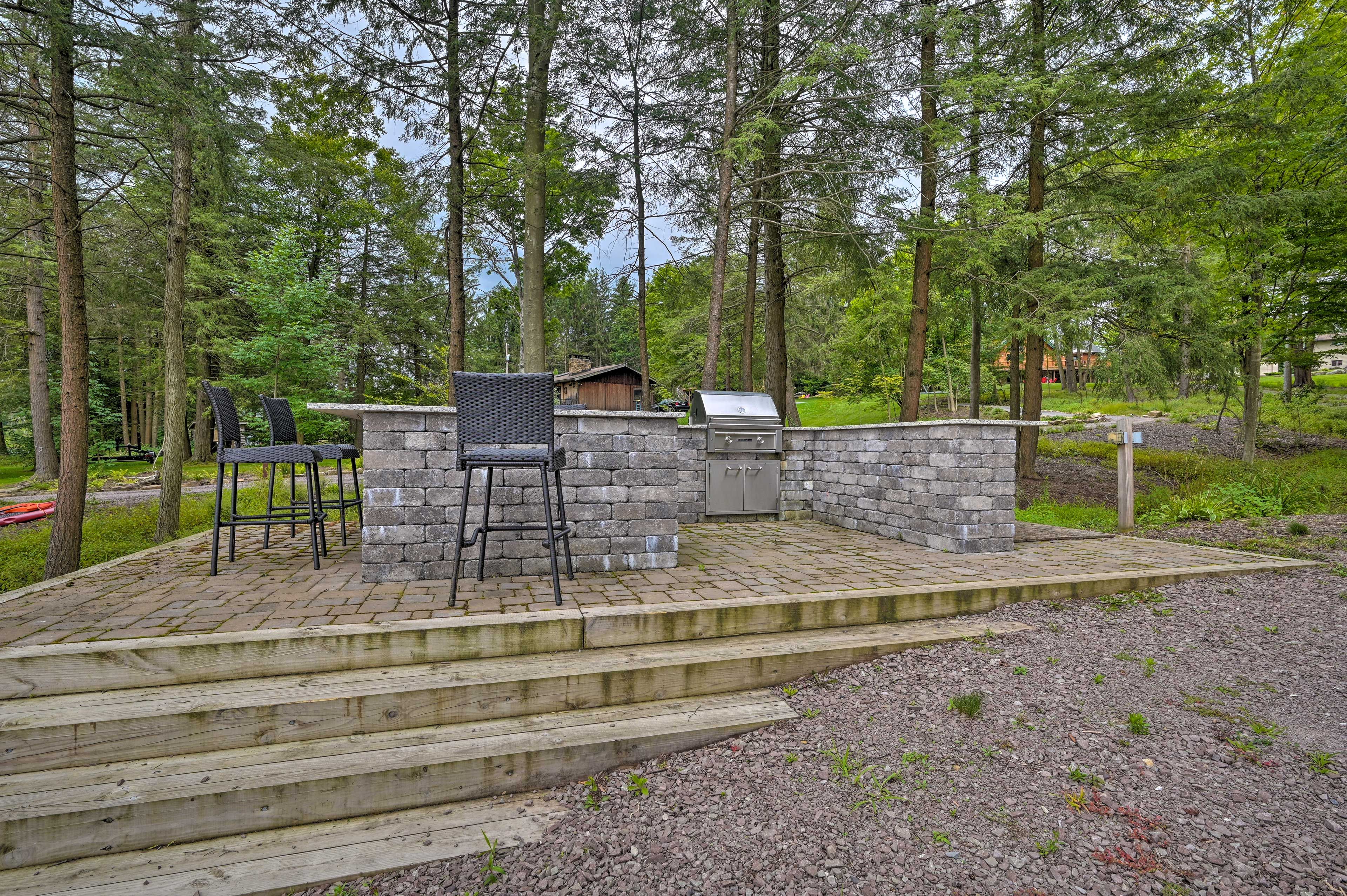 Community Outdoor Kitchen Area