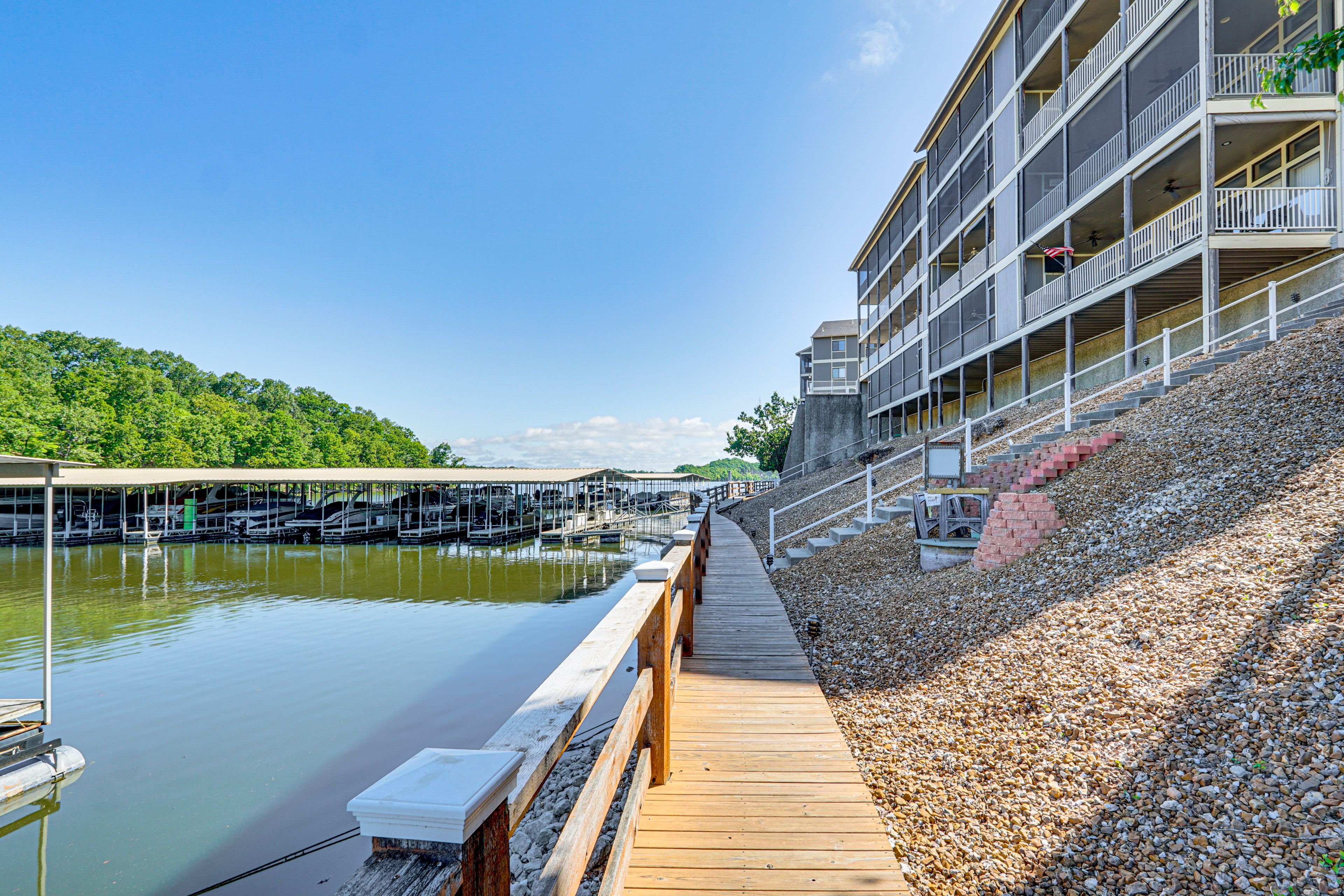 Lazy Days Condominiums Amenities | Private Boat Slip