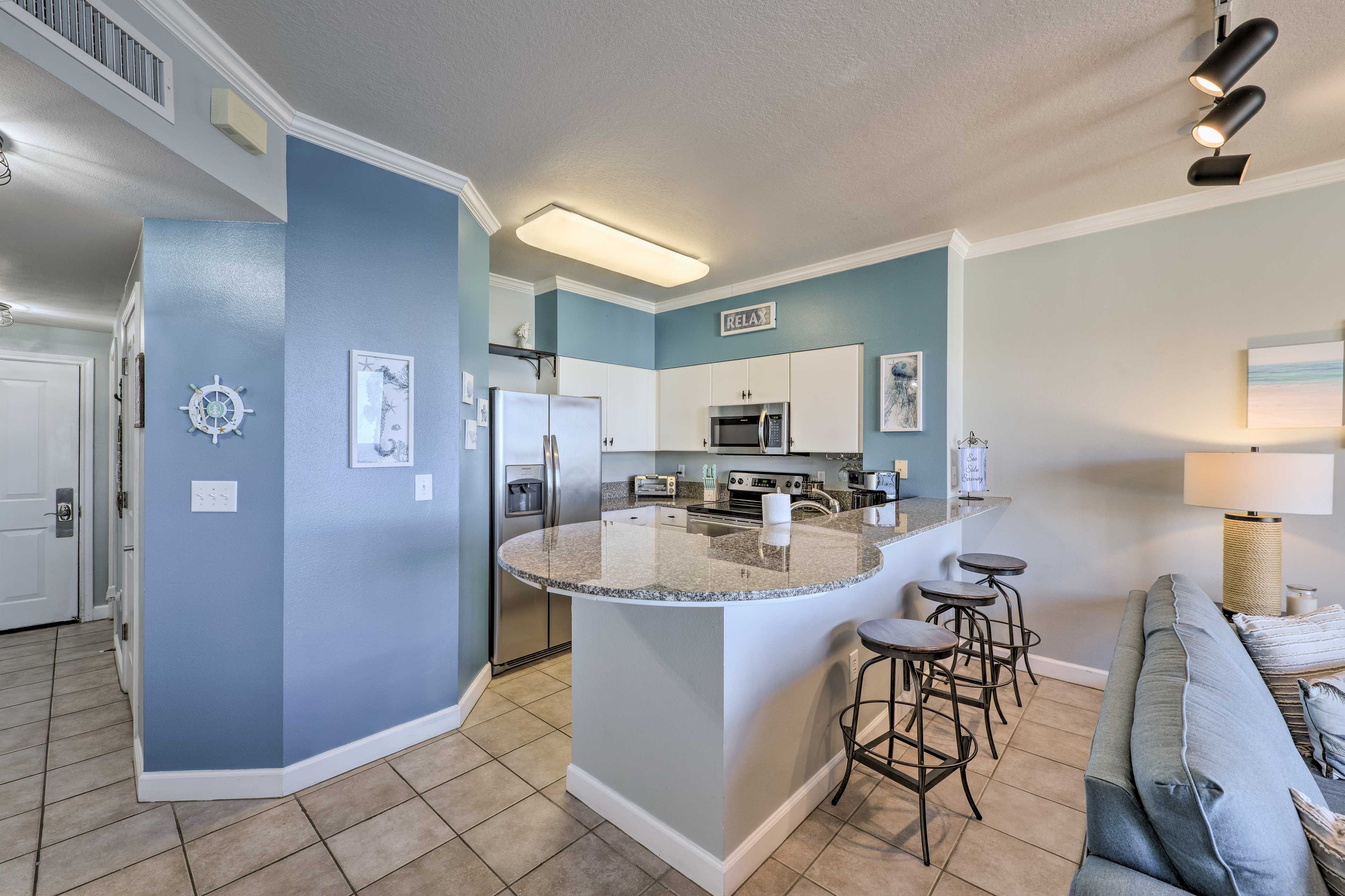 Dining Area/Kitchen | Central Air Conditioning & Heating