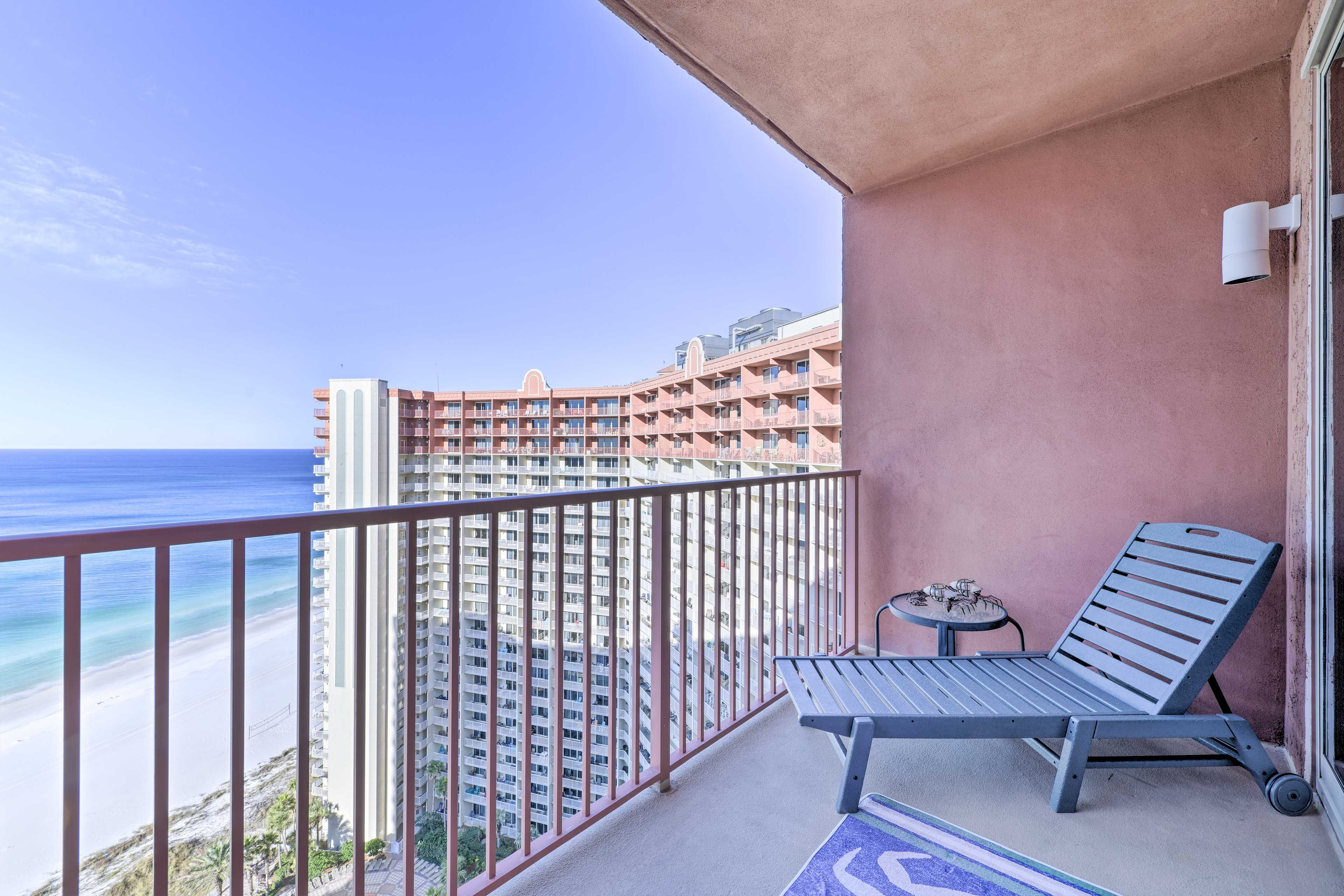 Private Balcony | Community Parking Garage (1 Vehicle)