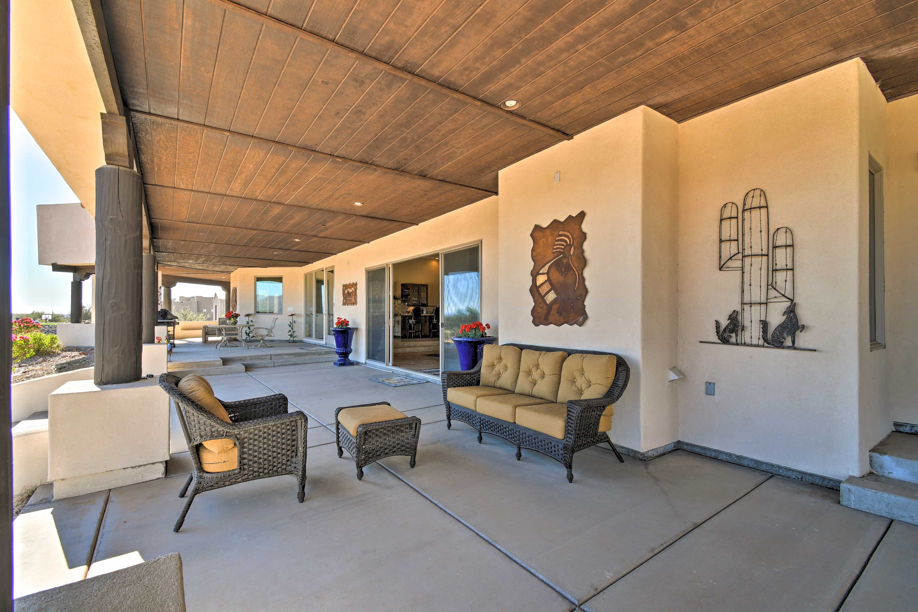Wraparound Patio