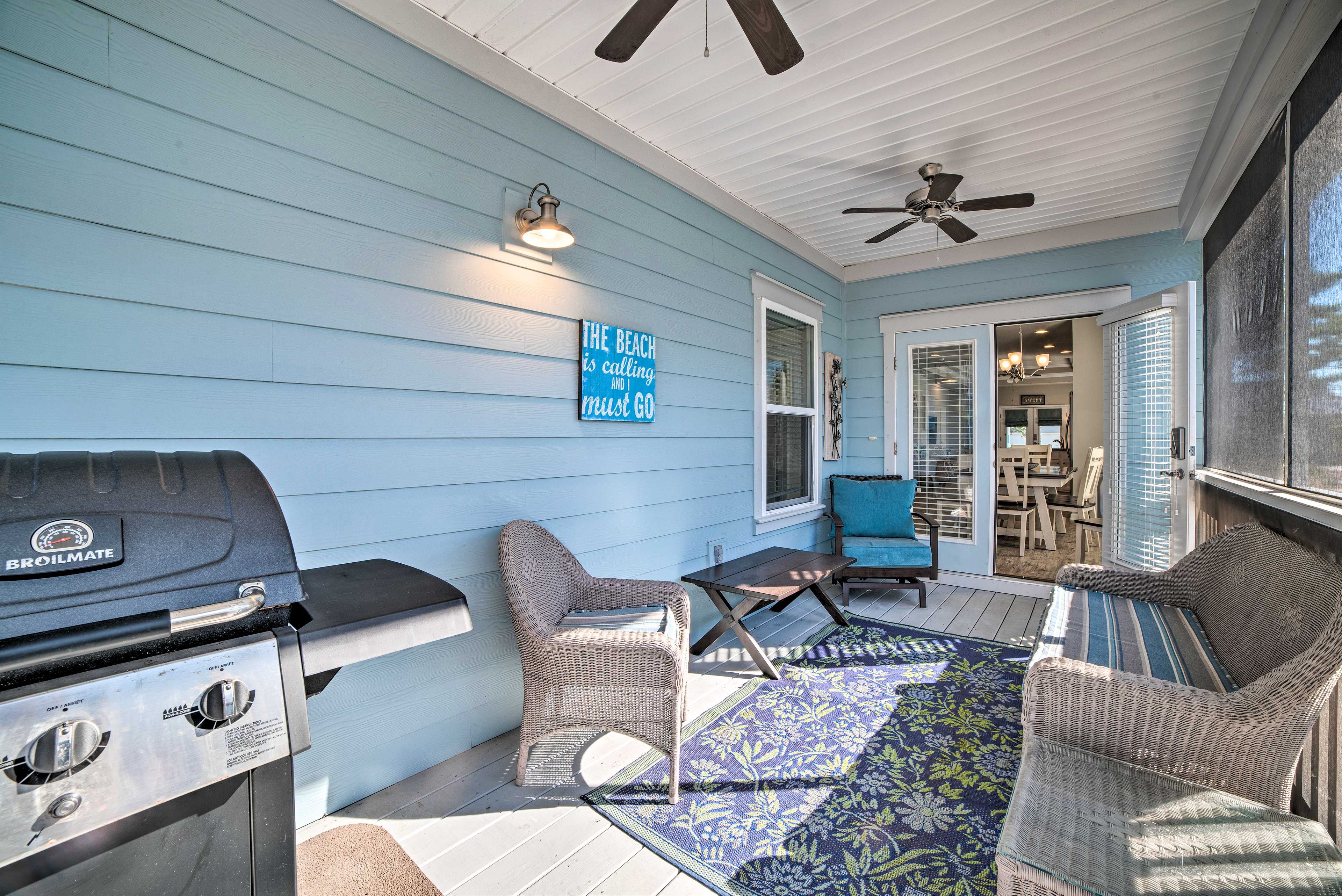 Screened-In Porch | Free WiFi | Single-Story Interior | Suitable for Children