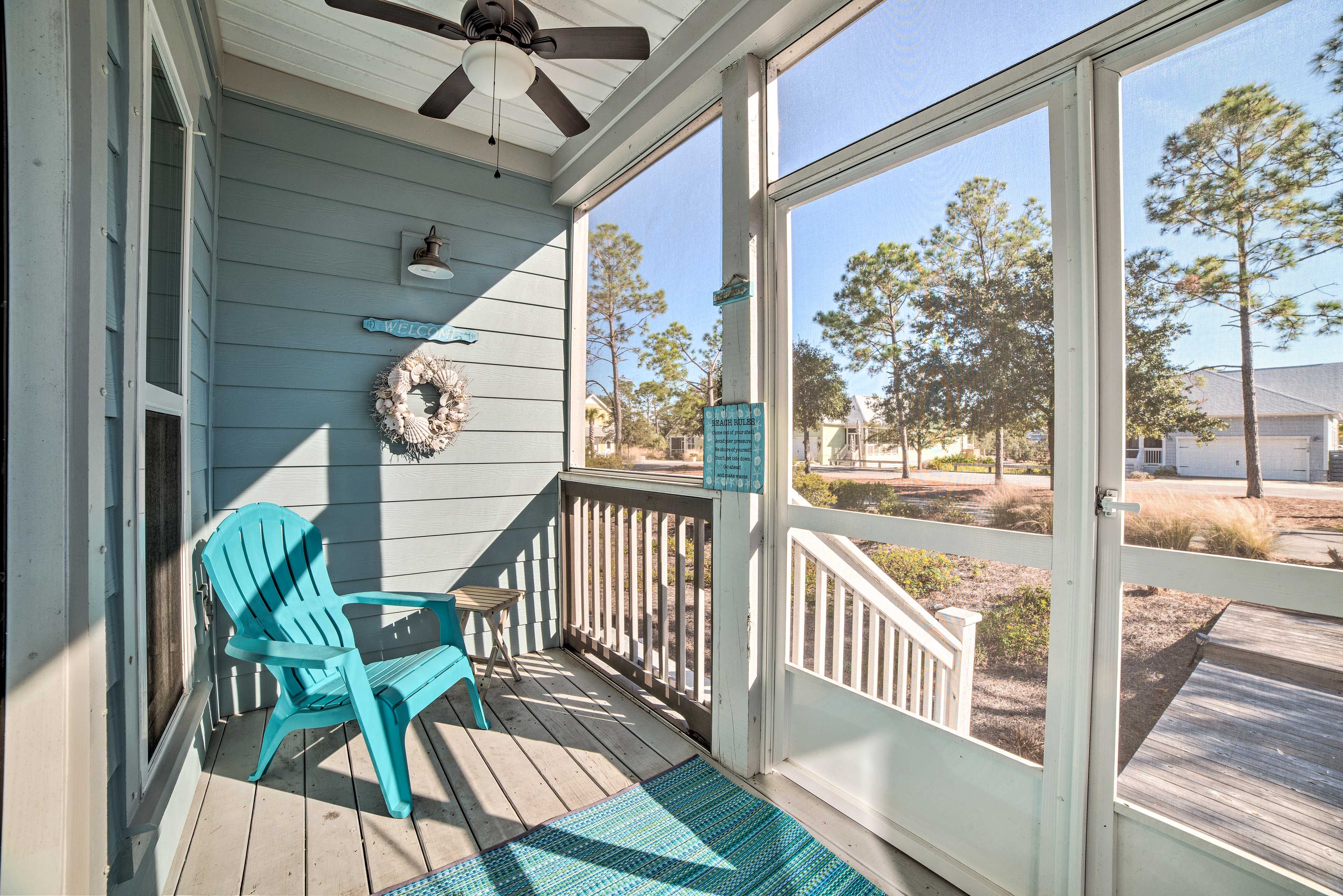 Screened-In Porch | Gas Grill