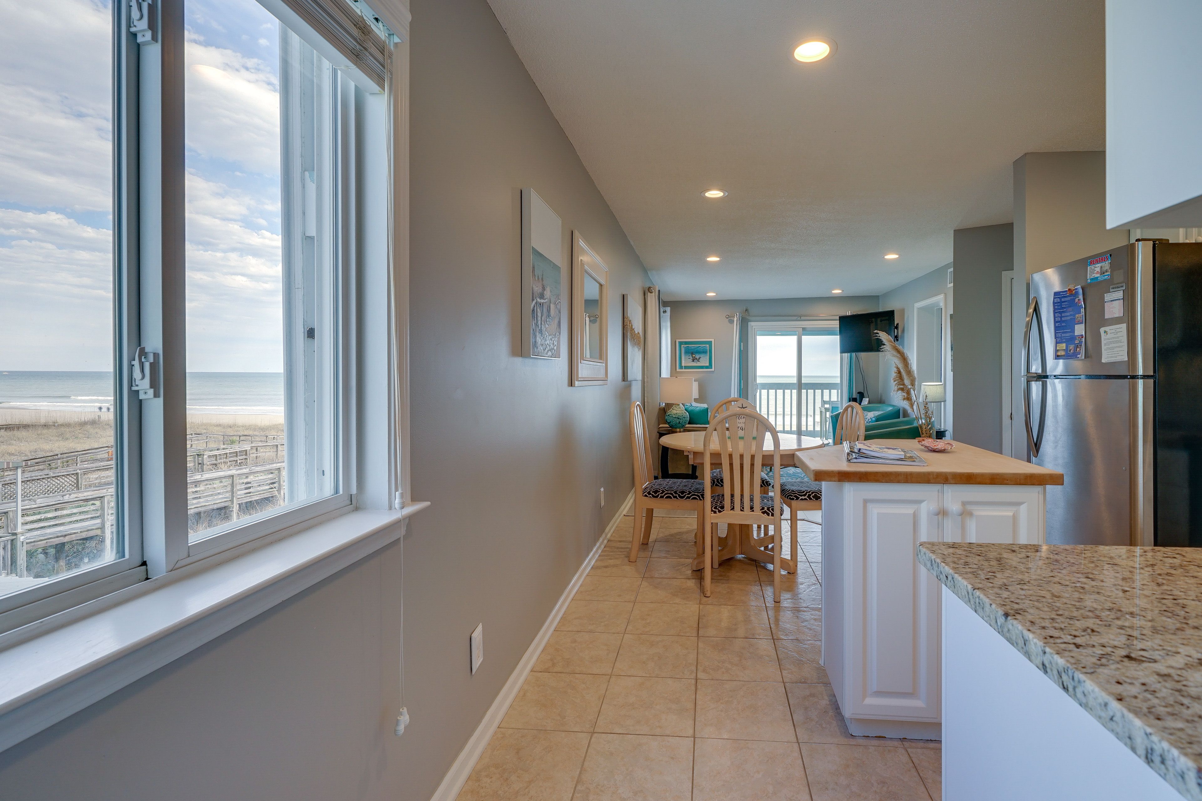 Carolina Beach Vacation Rental | 2BR | 2BA | 828 Sq Ft | Stairs Required