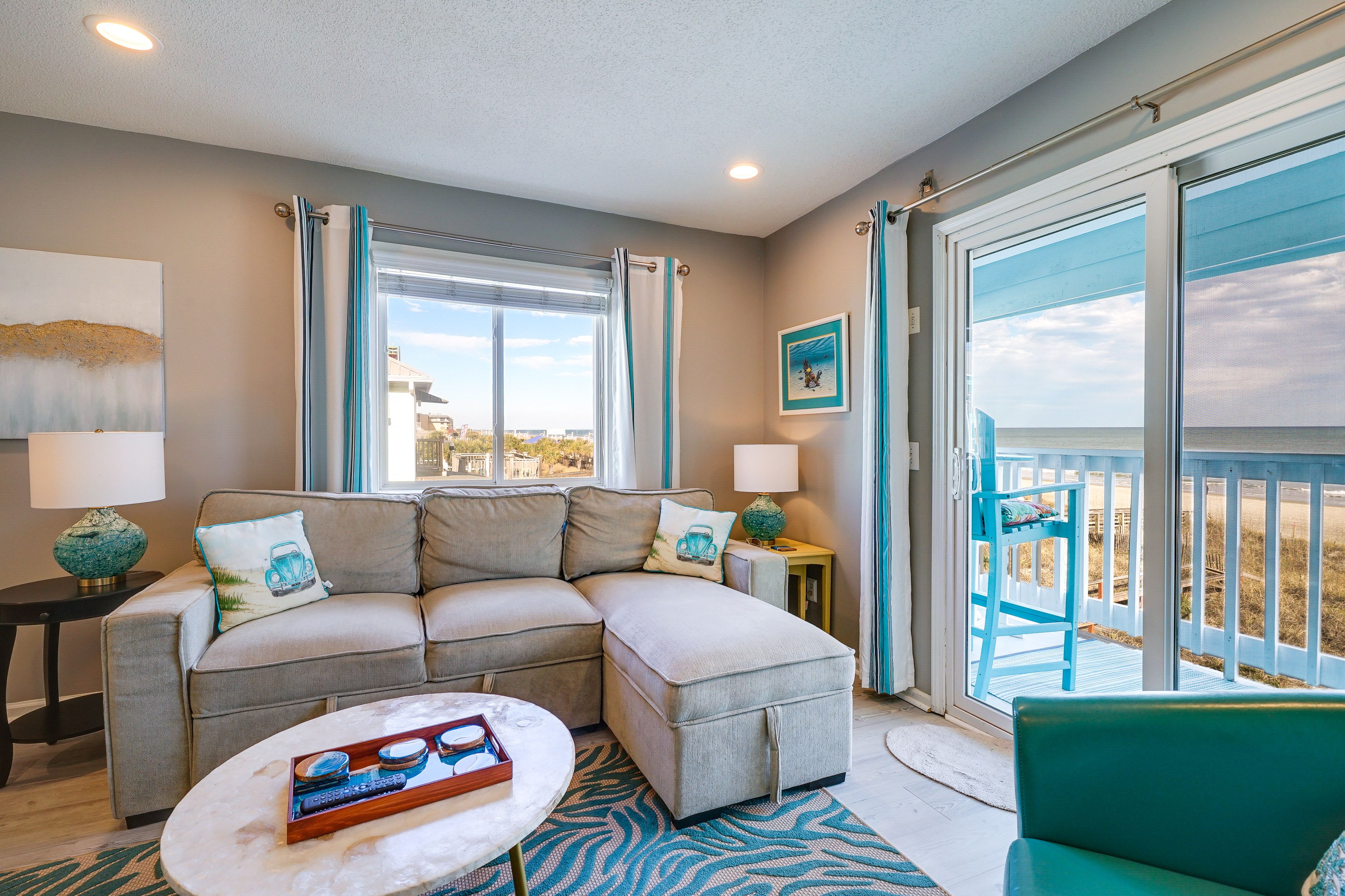 Living Room | Queen Sleeper Sofa | Smart TV