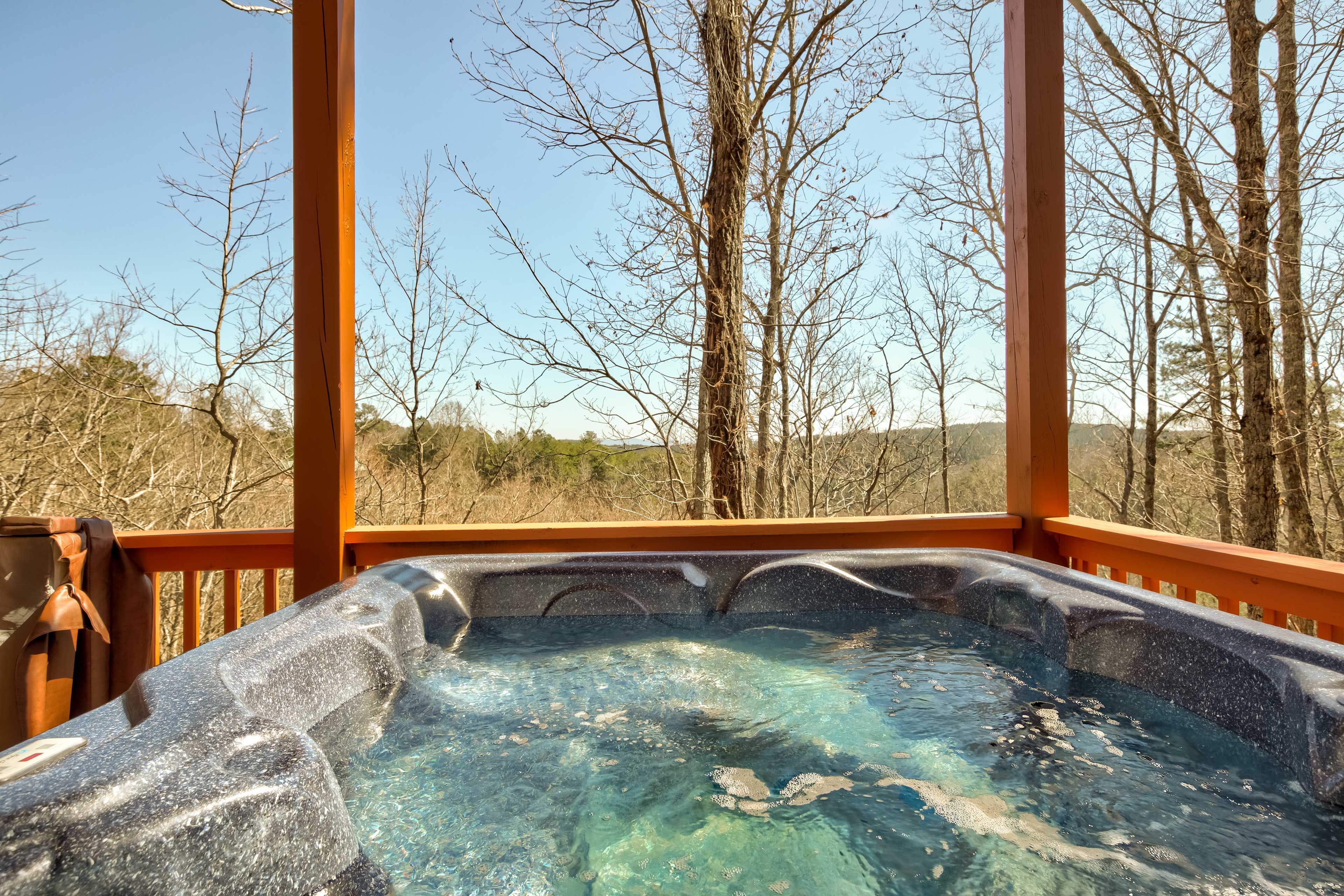 Cabin Exterior | Private Hot Tub