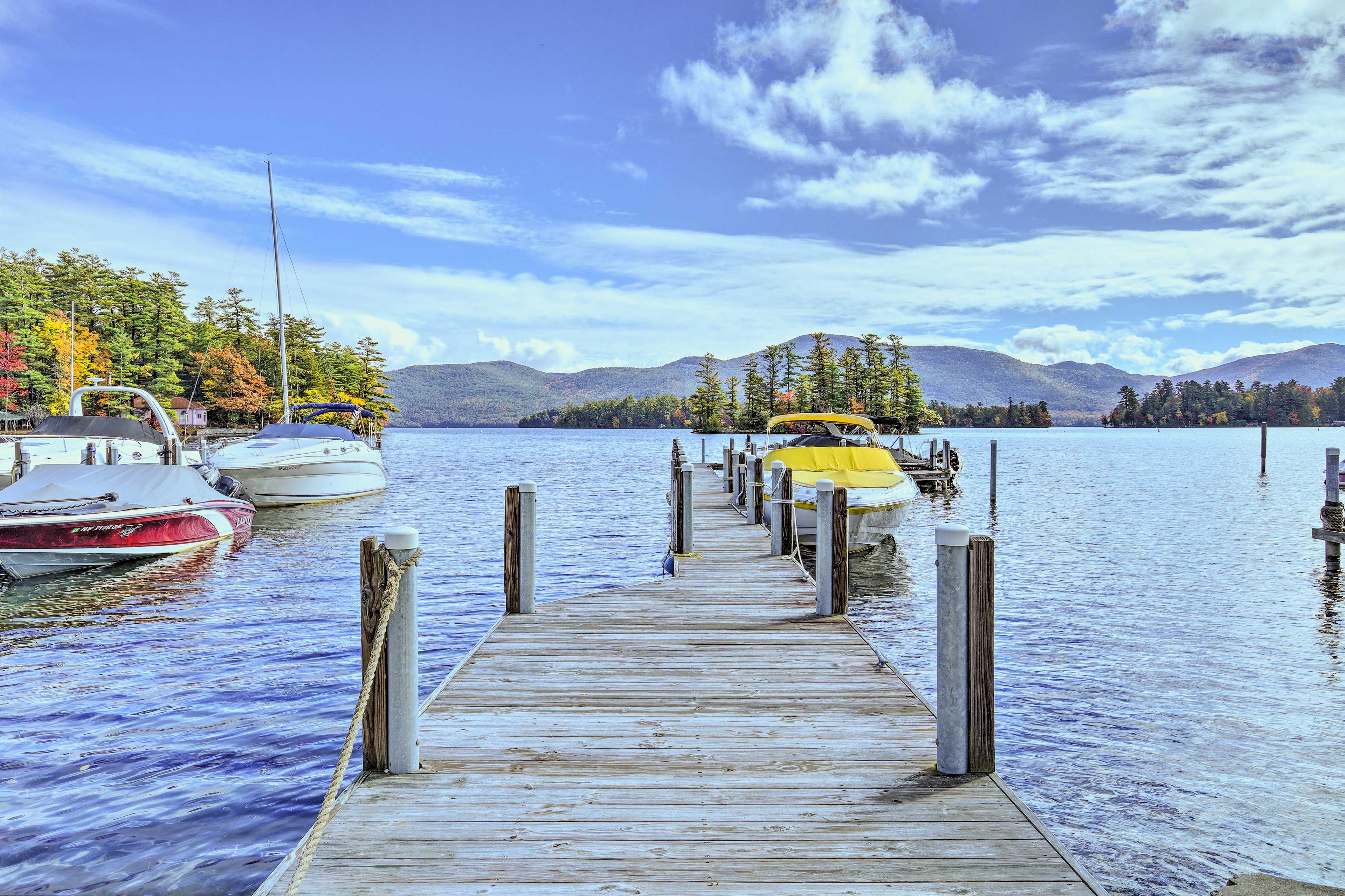 Lake George | Adirondack Mountains | Boat Dock (w/ Fee)