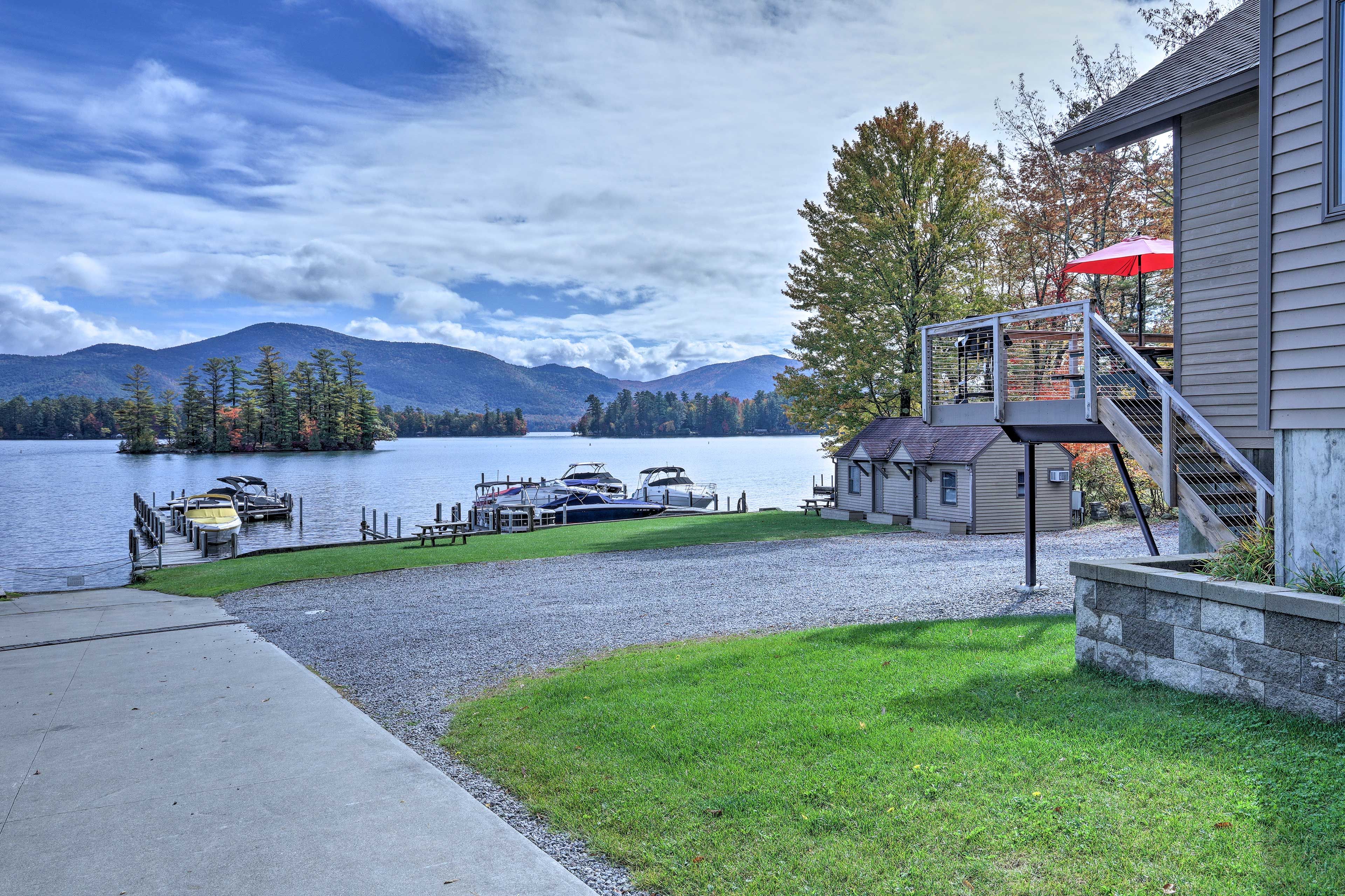 Marina On-Site | Boat Dock & Trailer Parking (w/ Fee)