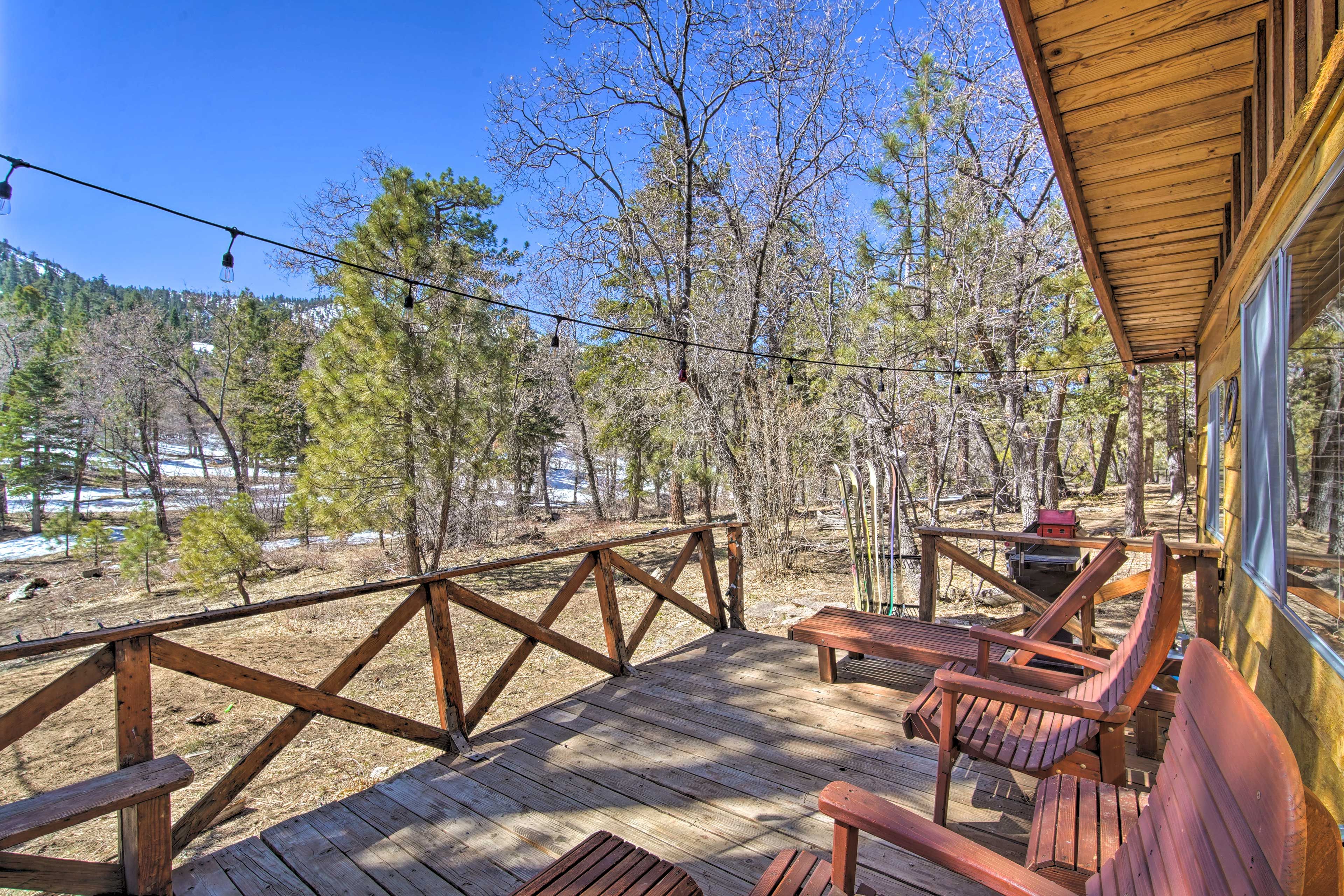 Back Deck | Direct Access to San Bernardino National Forest