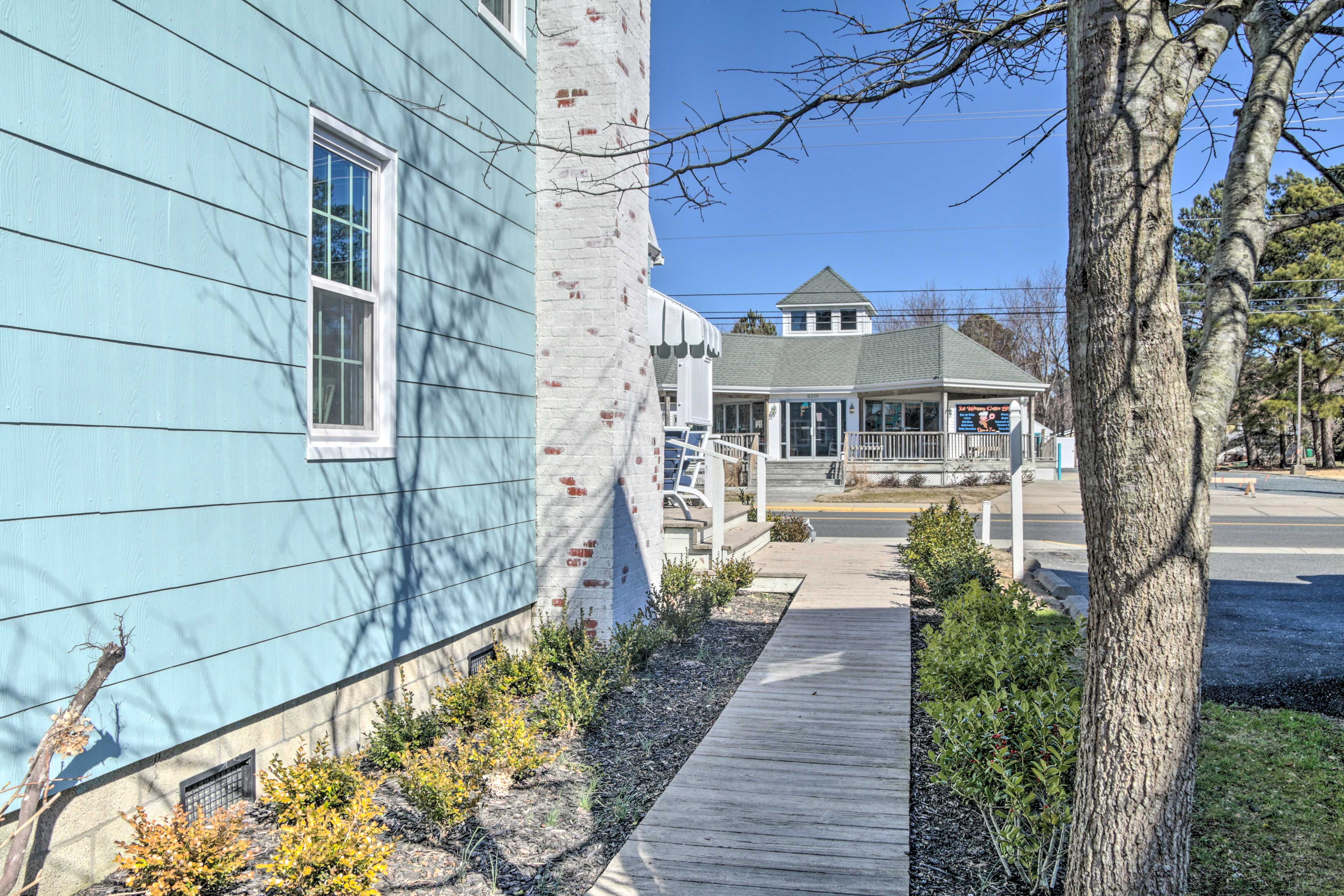 Walkway to Back of Home