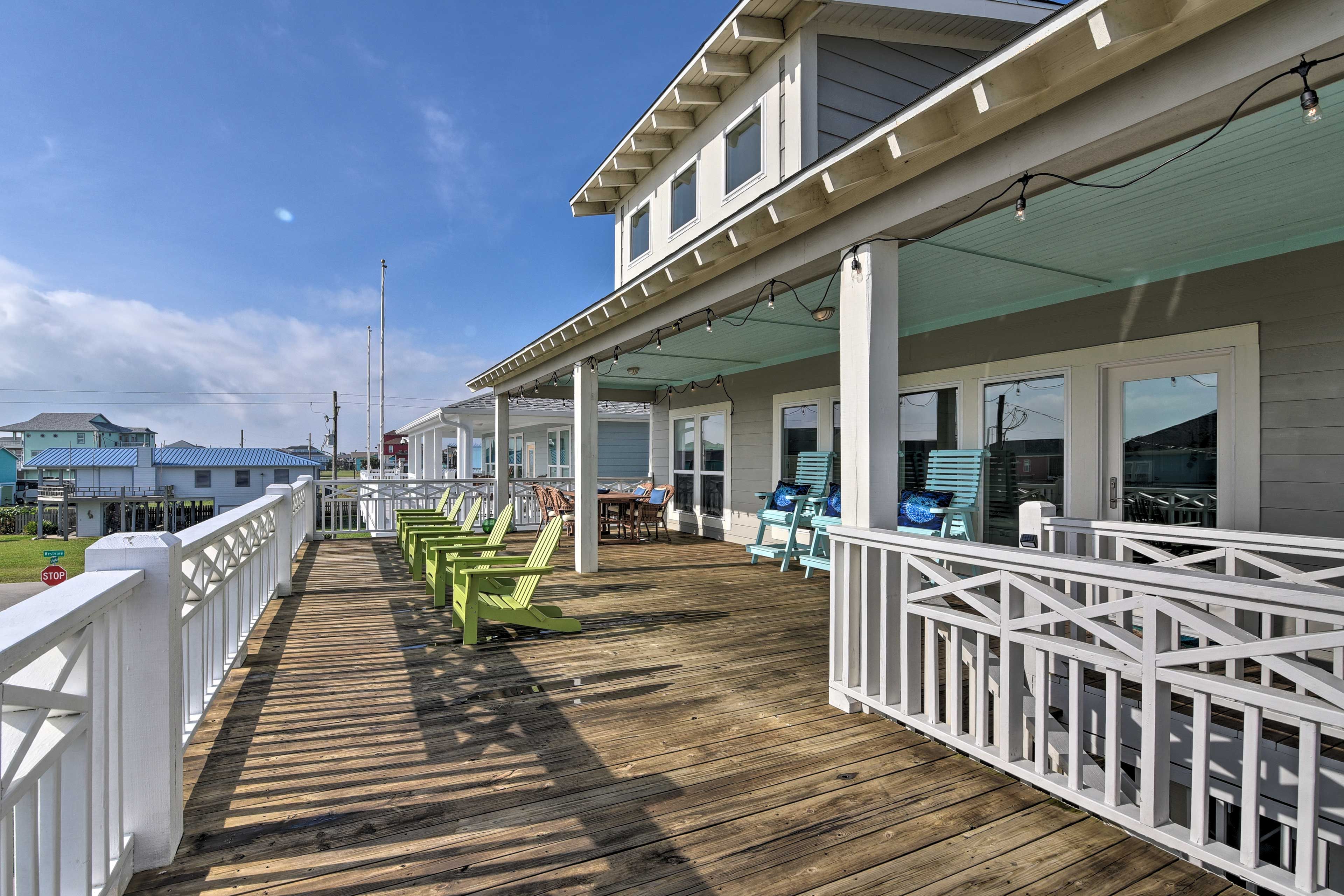 Deck | 4 External Security Cameras (Facing Out)