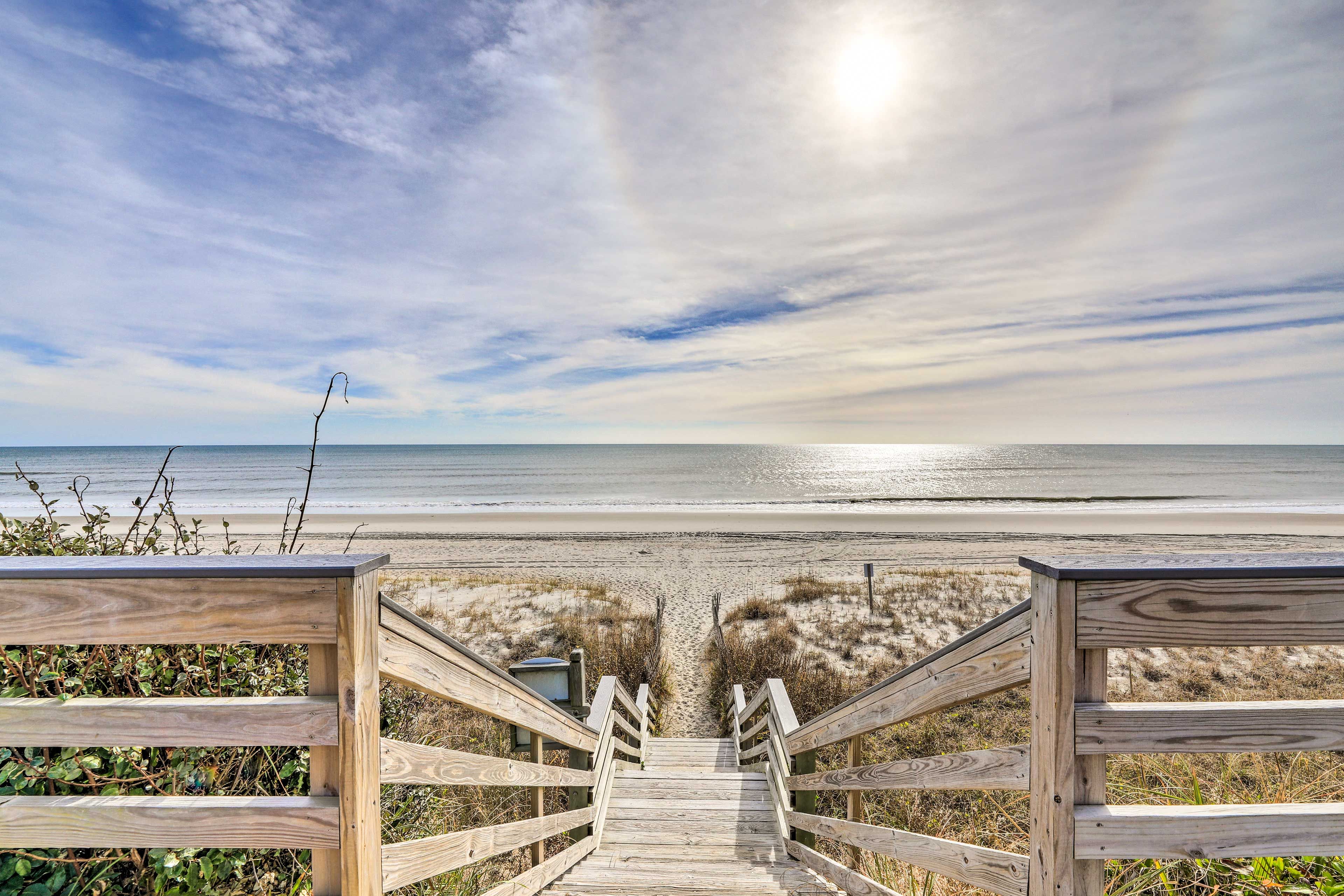 The Ocean Club Condos Community Beach Access