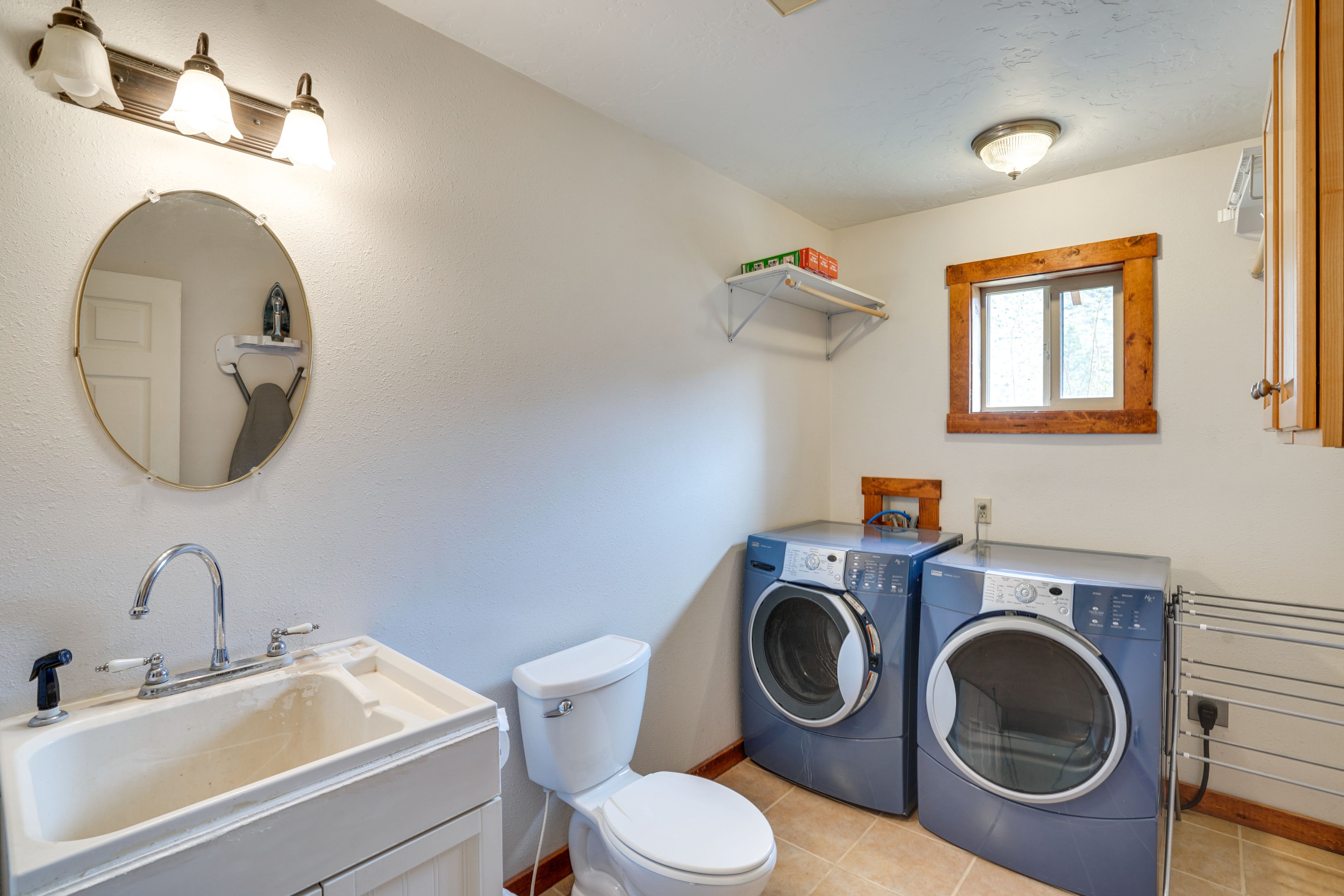 Half Bathroom | In-Unit Laundry