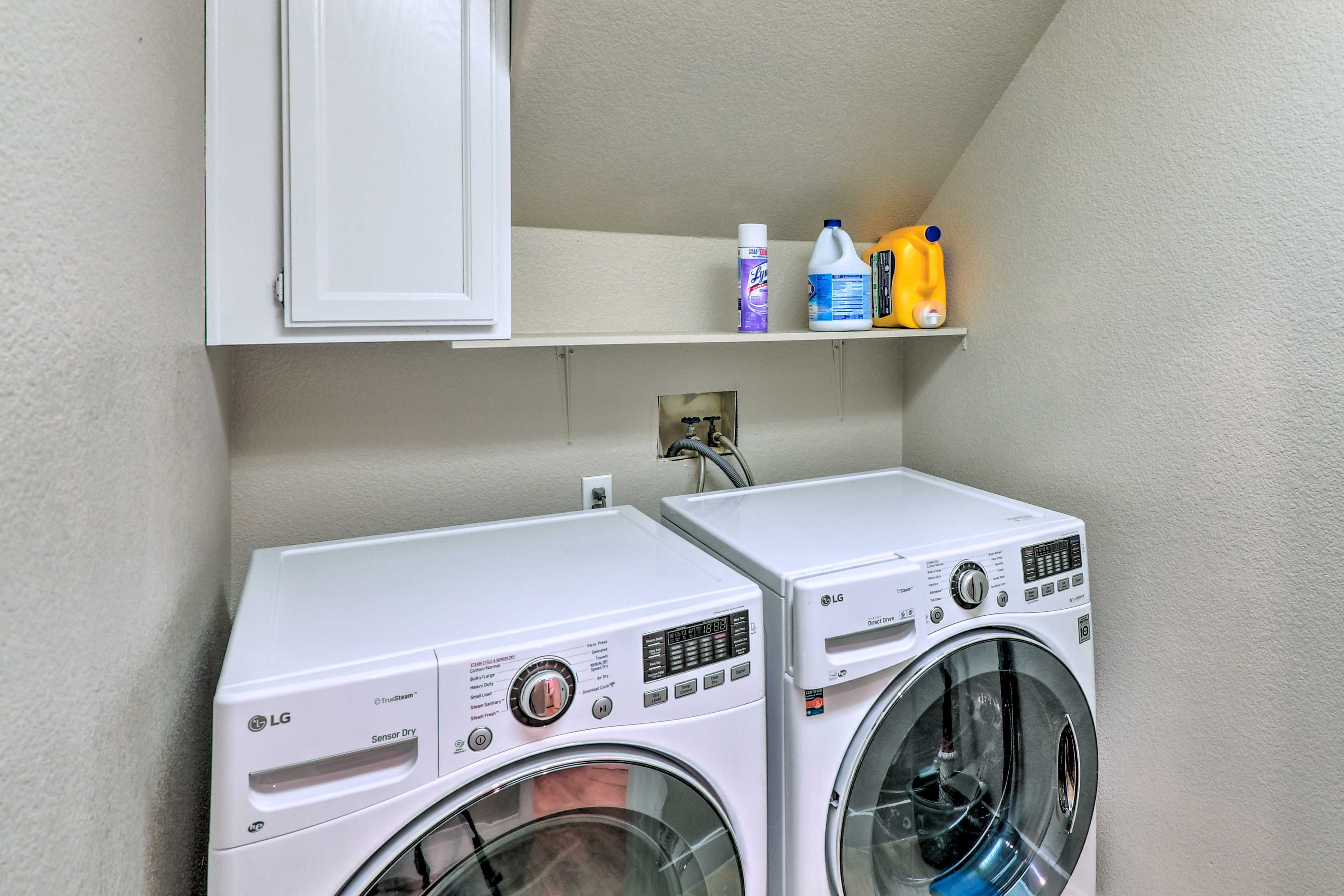 Laundry Room | Laundry Detergent Provided | Iron & Ironing Board