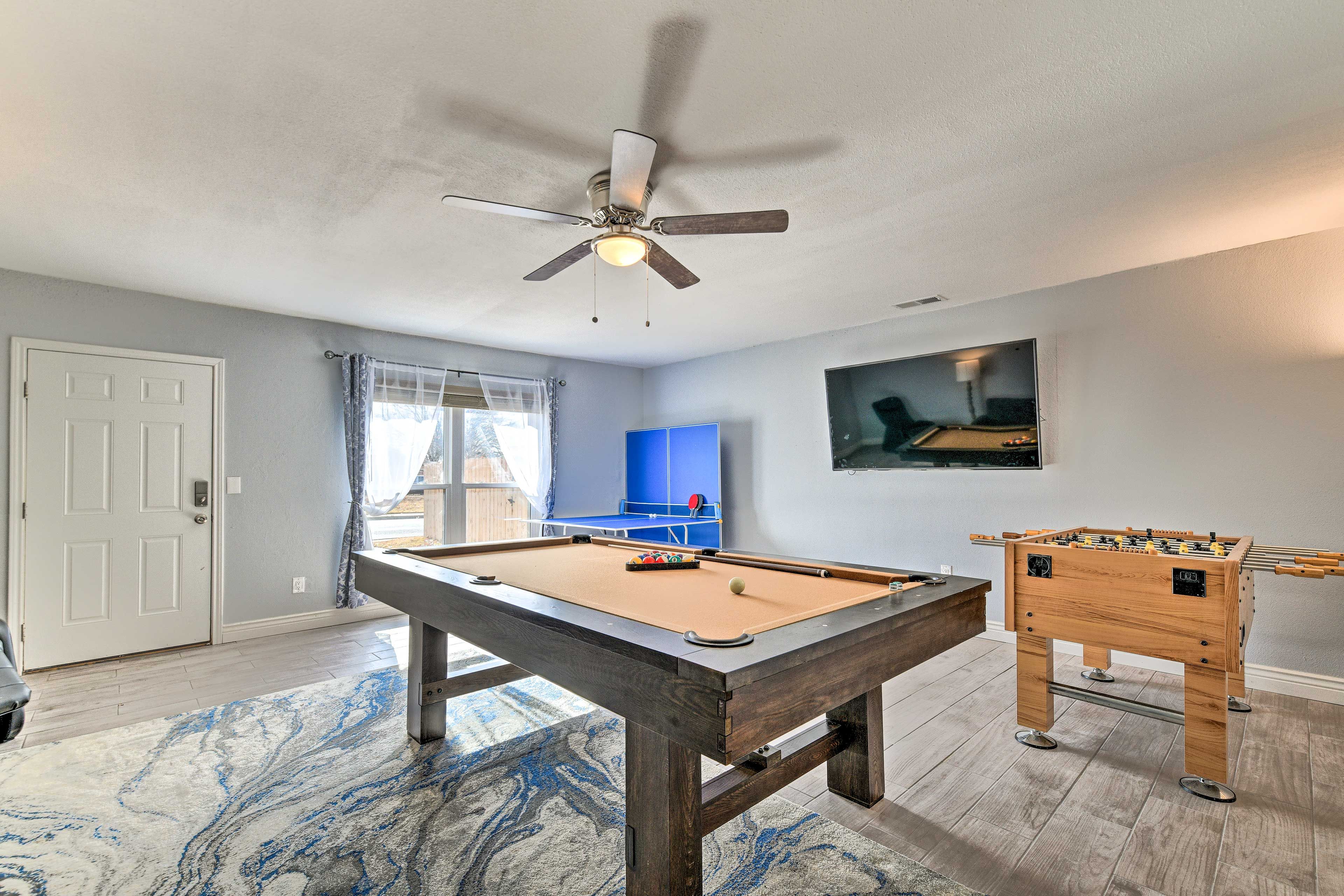 Game Room | Ping Pong, Pool & Foosball Tables
