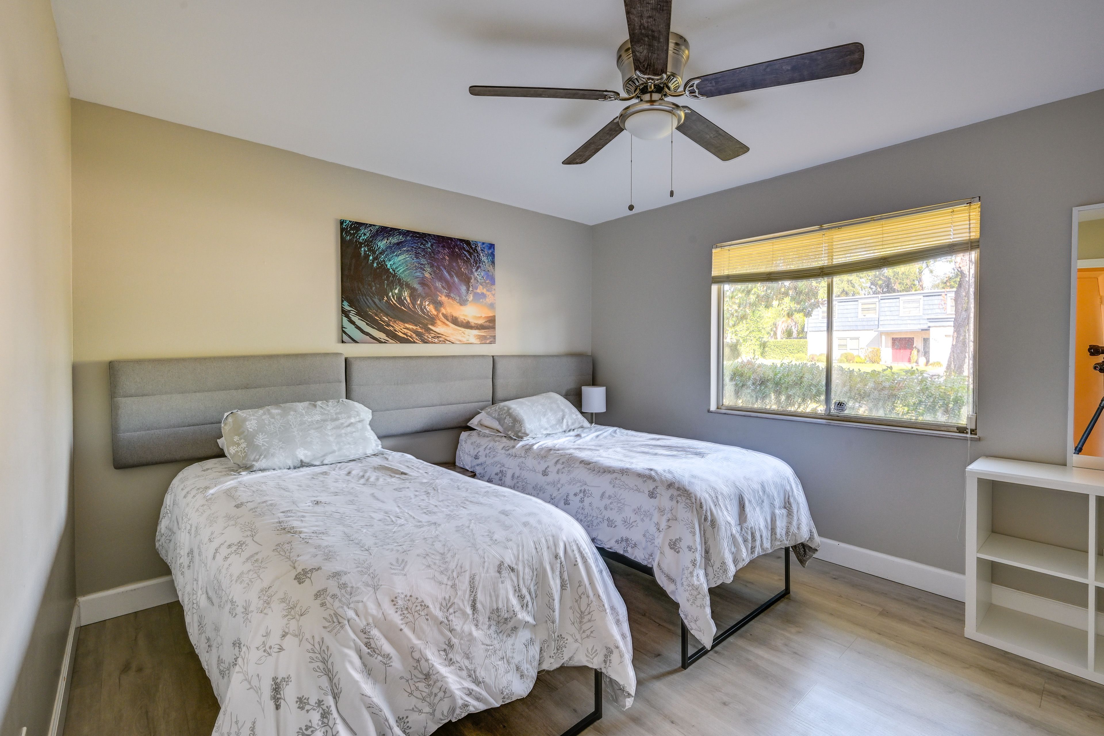 Bedroom 4 | 2 Twin Beds | Can Convert to King Bed