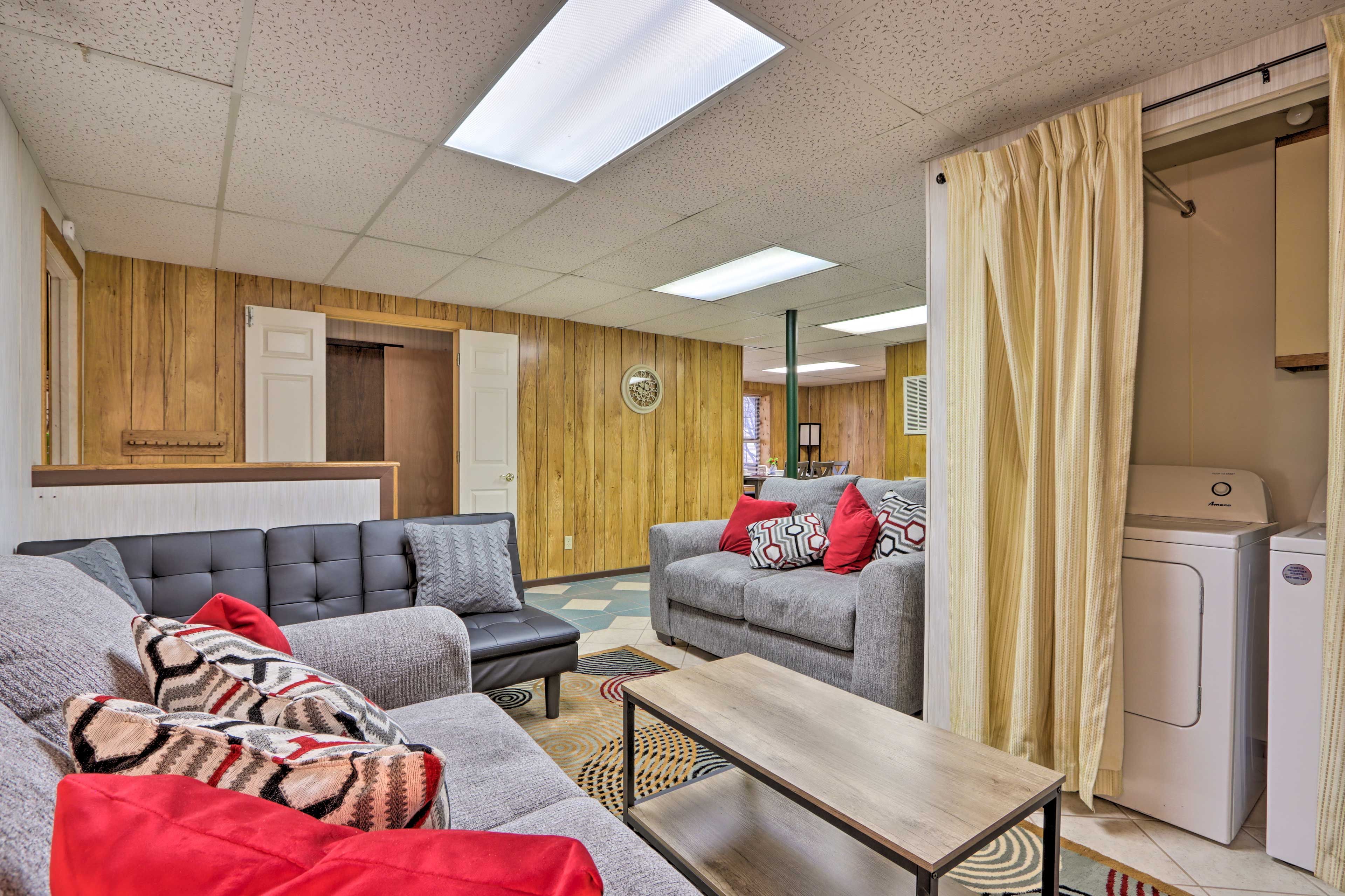 Living Room | Laundry Area | Iron/Board