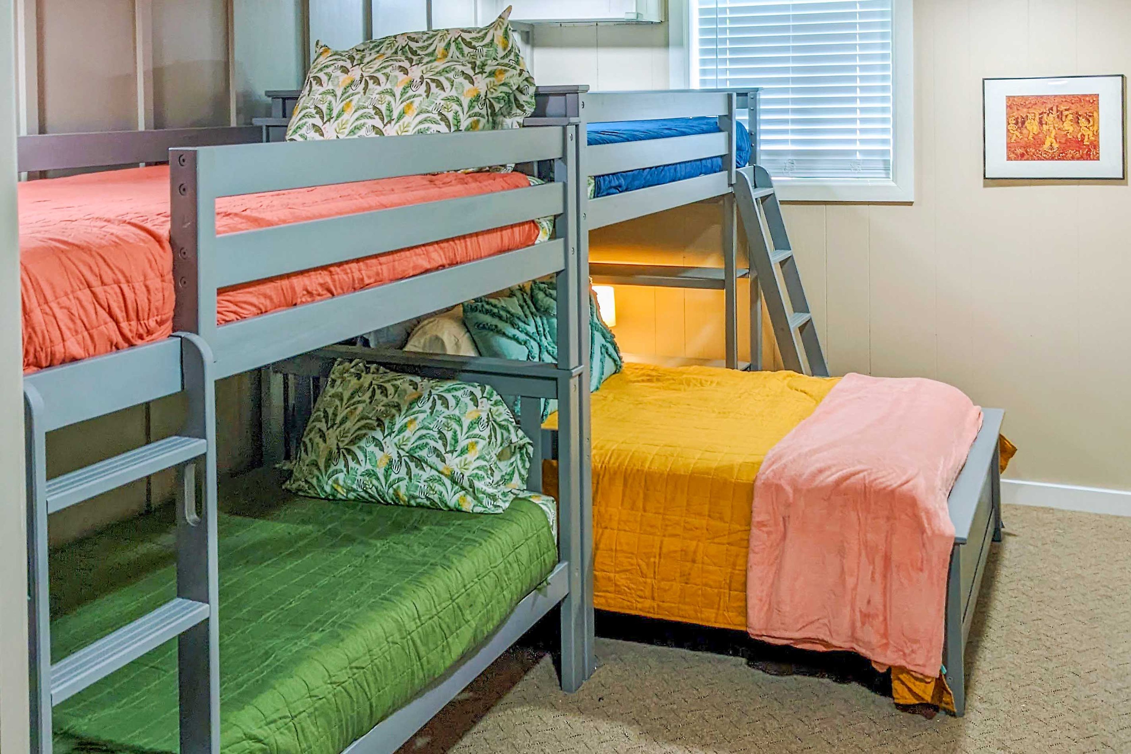 Bedroom 3 | Twin/Full Bunk Bed | Twin Bunk Bed | No Stairs Required
